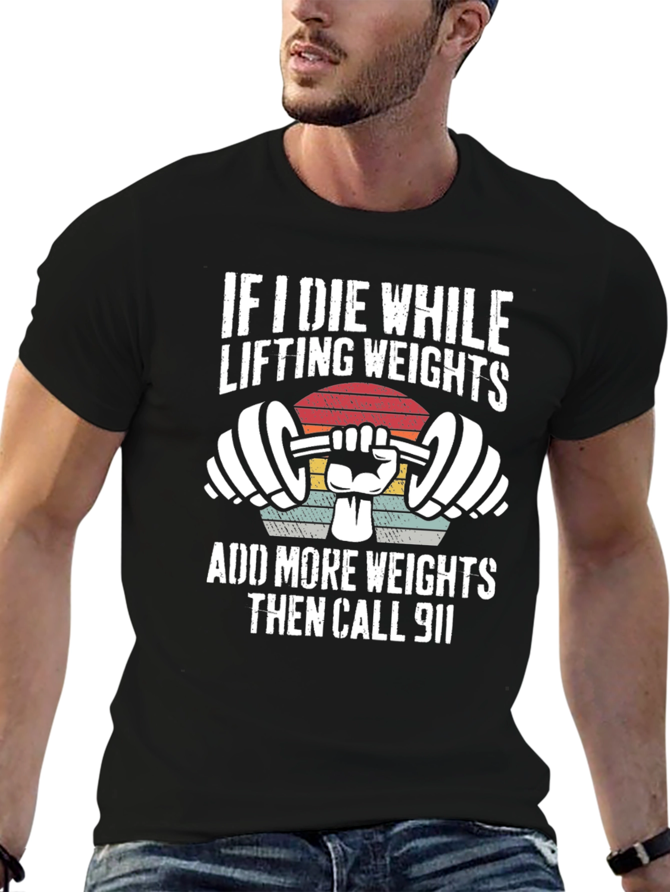 Weightlifting T-Shirt: Add More Weights