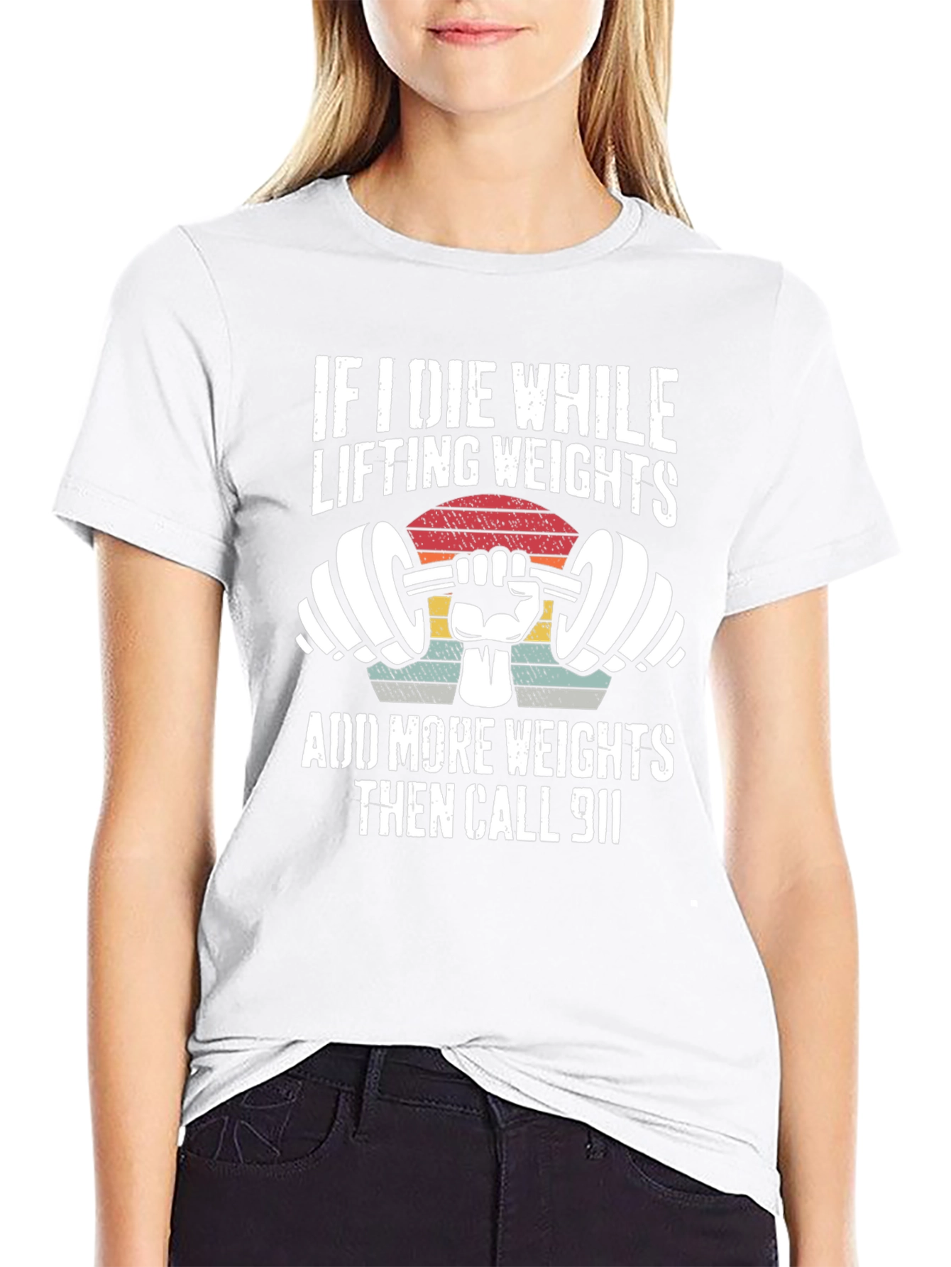 Weightlifting T-Shirt: Add More Weights