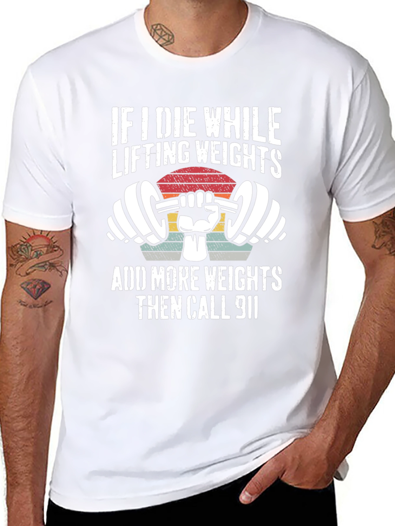 Weightlifting T-Shirt: Add More Weights