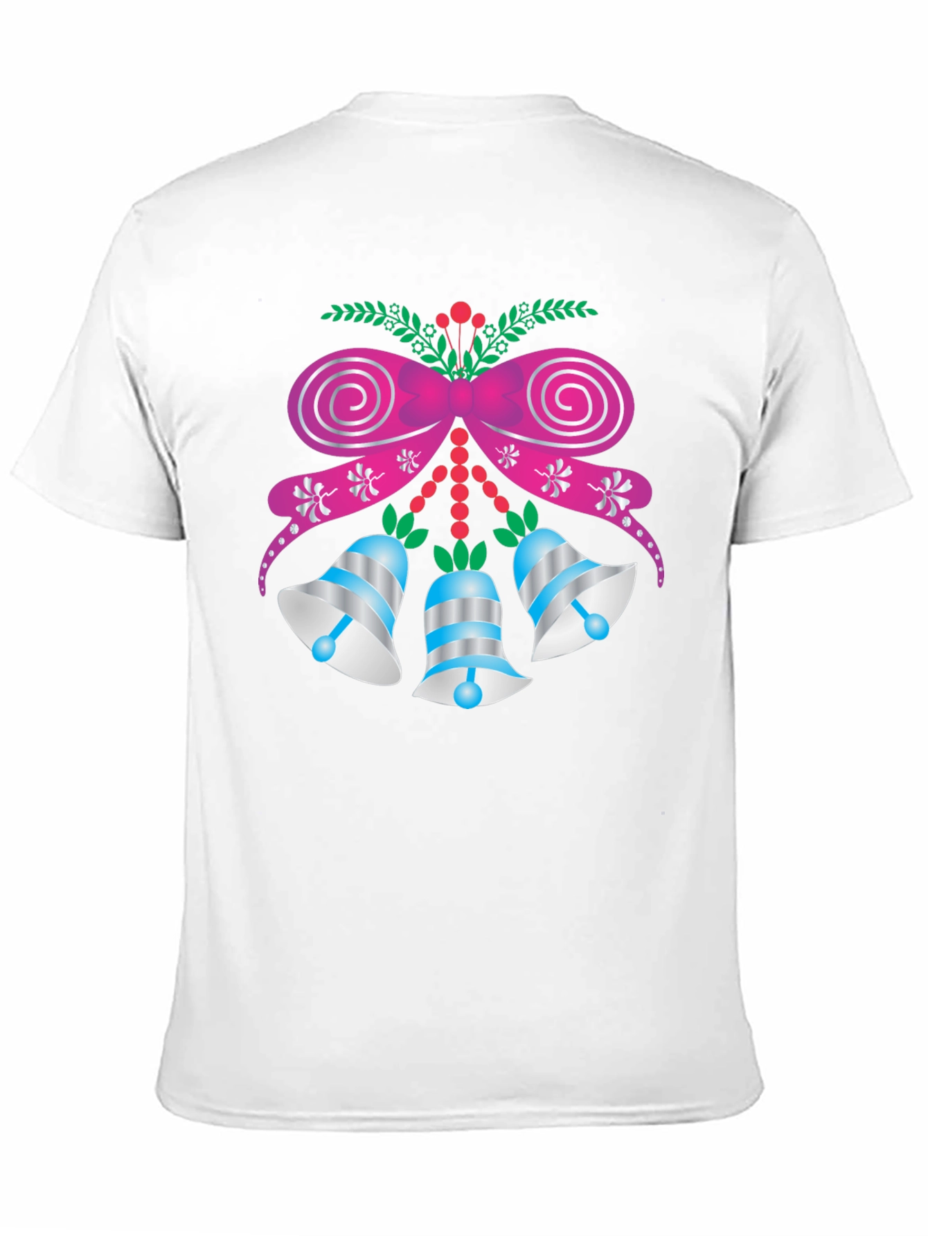 Festive Holiday Bells Graphic T-Shirt