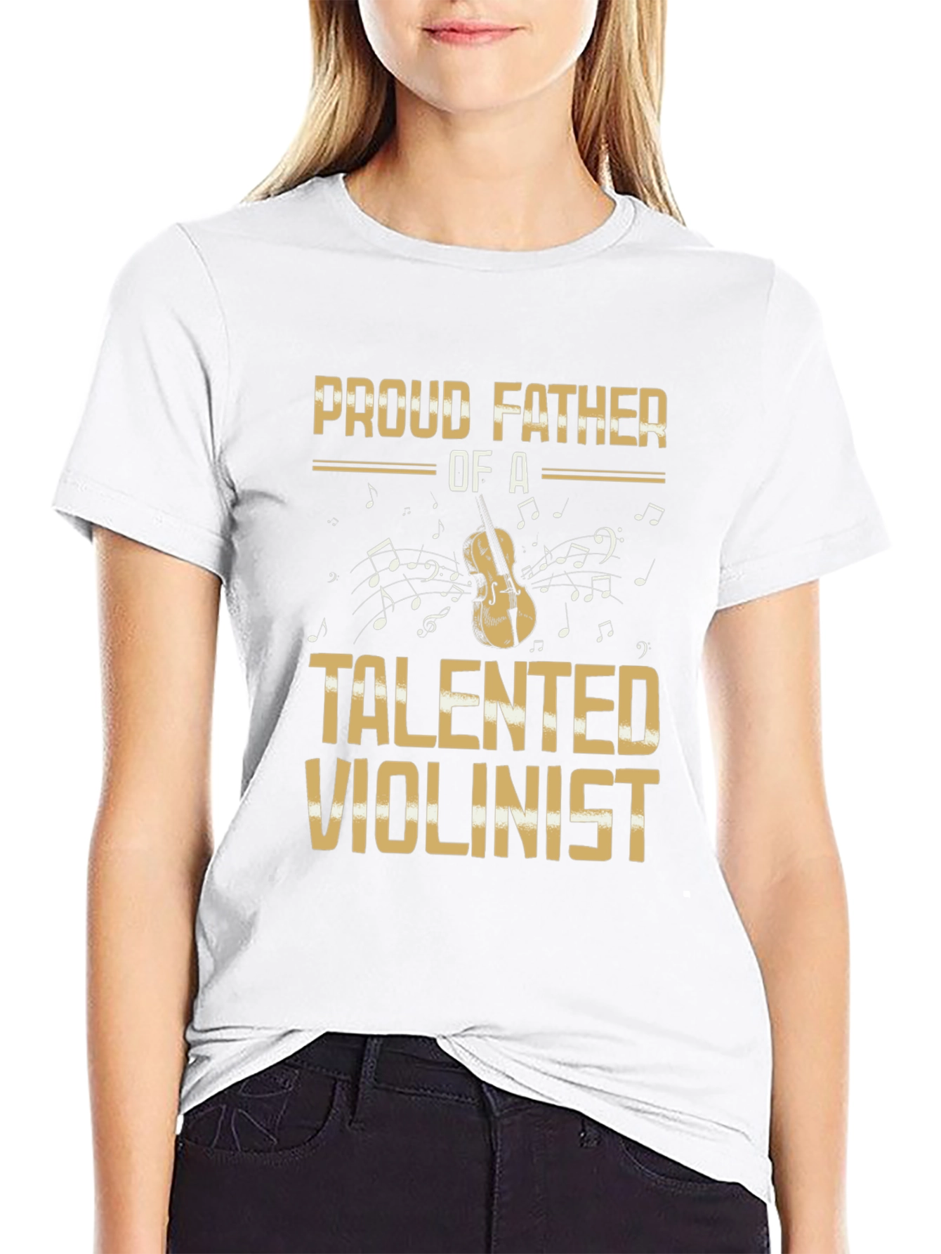 Proud Father of a Talented Violinist T-Shirt