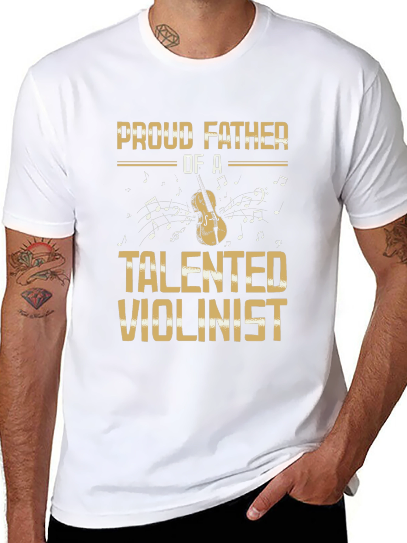 Proud Father of a Talented Violinist T-Shirt