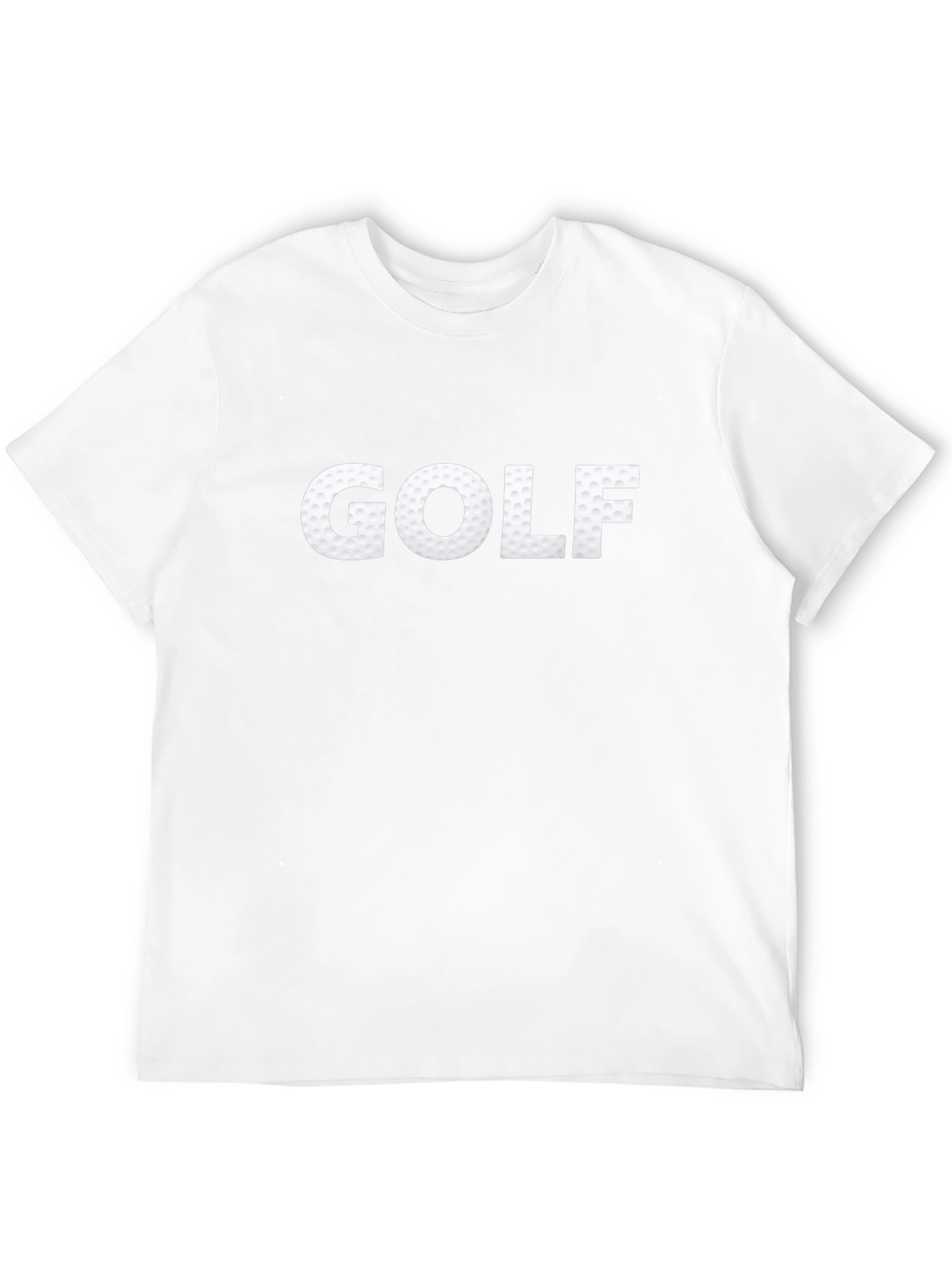 Golf Ball Texture Tee - Sporty Black T-Shirt