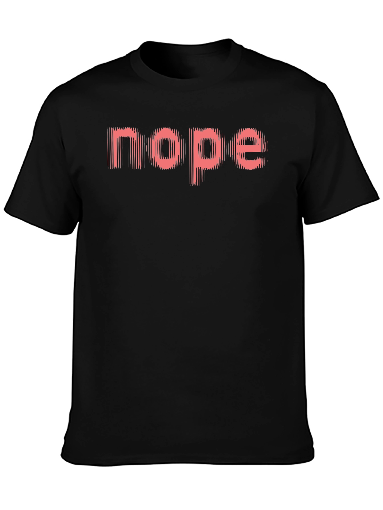 Nope Graphic Tee - Soft Cotton Casual T-Shirt