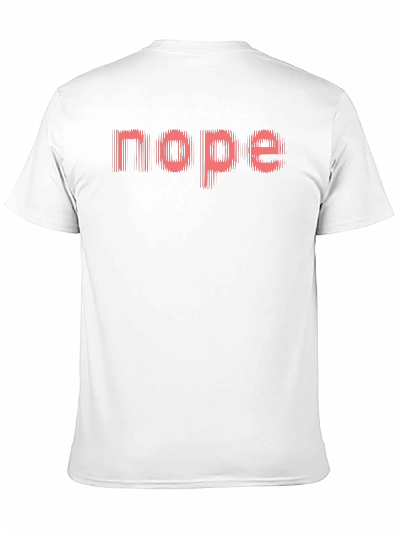 Nope Graphic Tee - Soft Cotton Casual T-Shirt