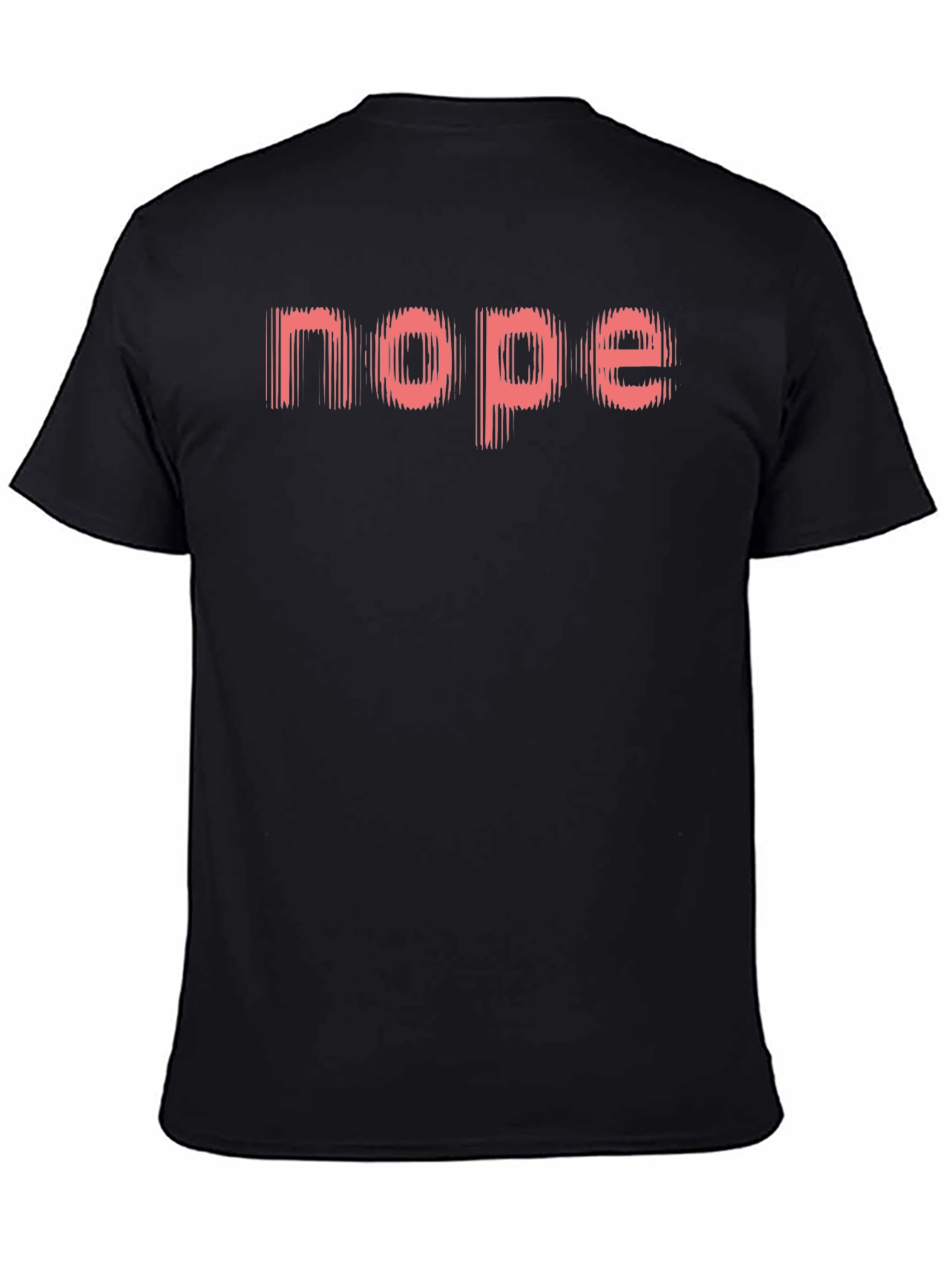 Nope Graphic Tee - Soft Cotton Casual T-Shirt