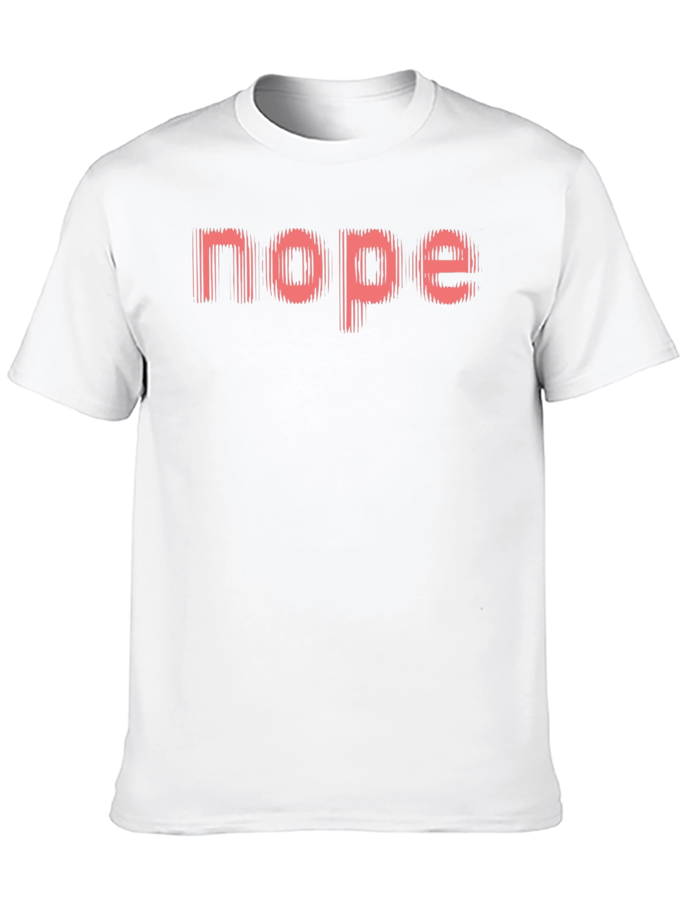 Nope Graphic Tee - Soft Cotton Casual T-Shirt