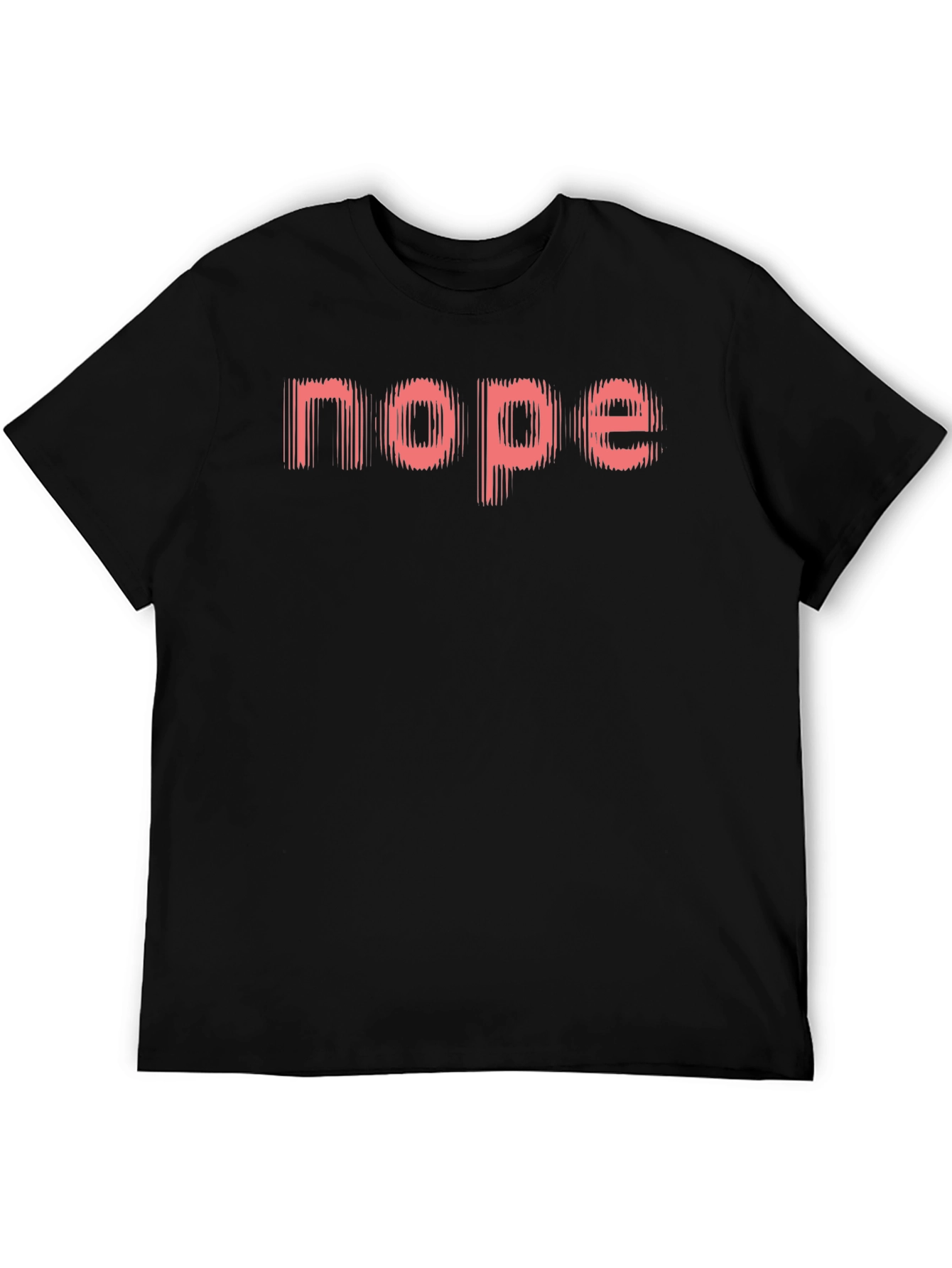 Nope Graphic Tee - Soft Cotton Casual T-Shirt