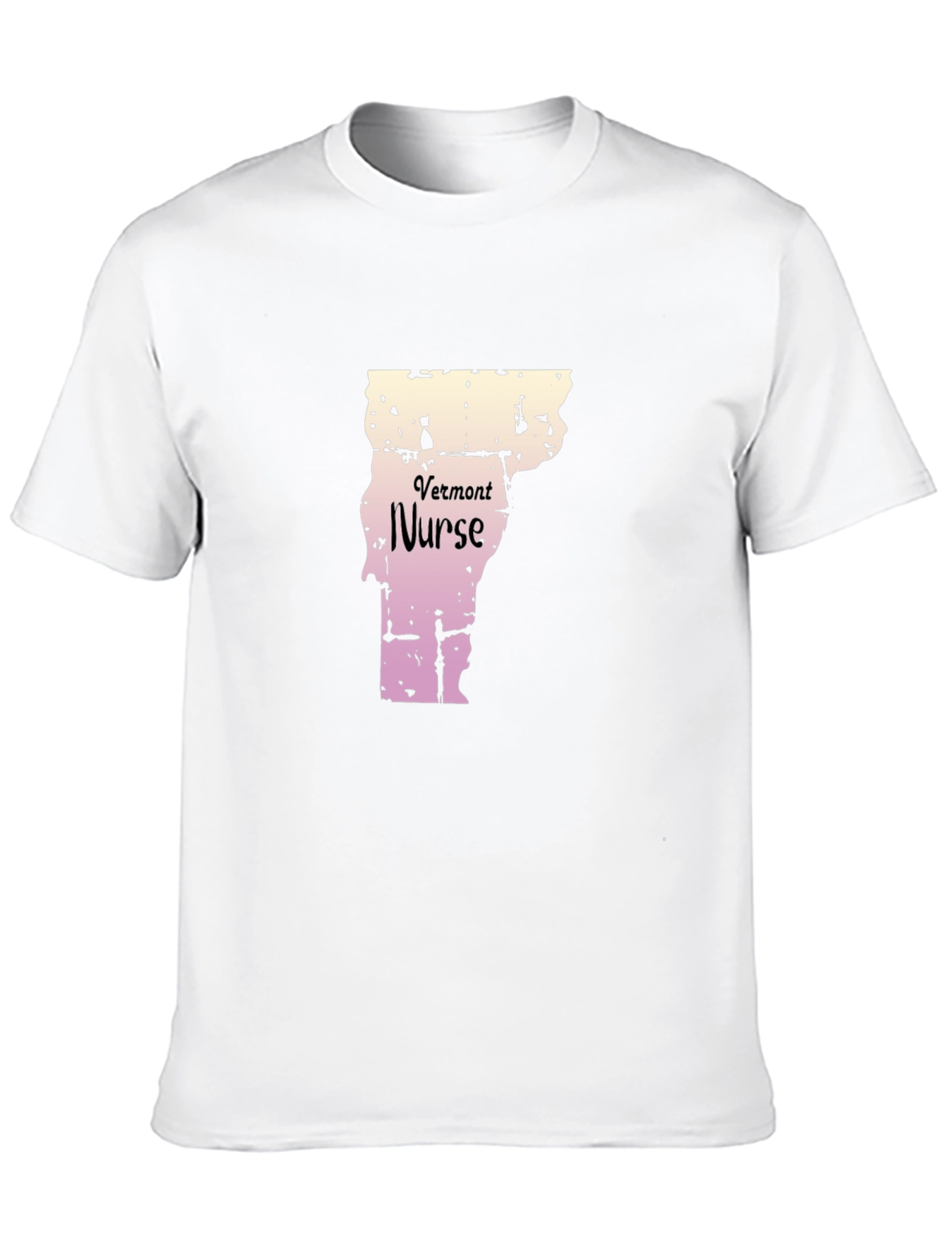 Vermont Nurse Black T-Shirt