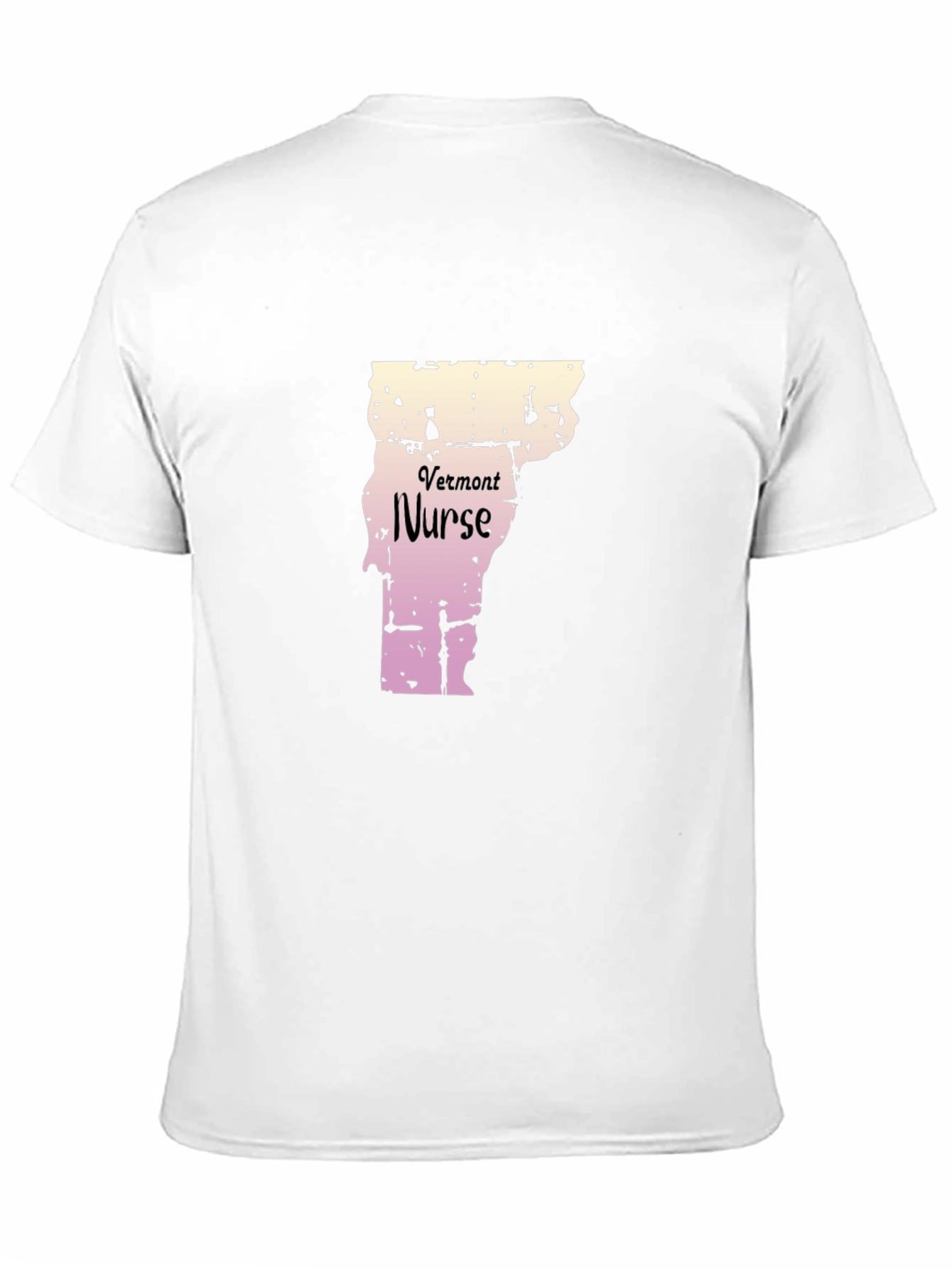 Vermont Nurse Black T-Shirt
