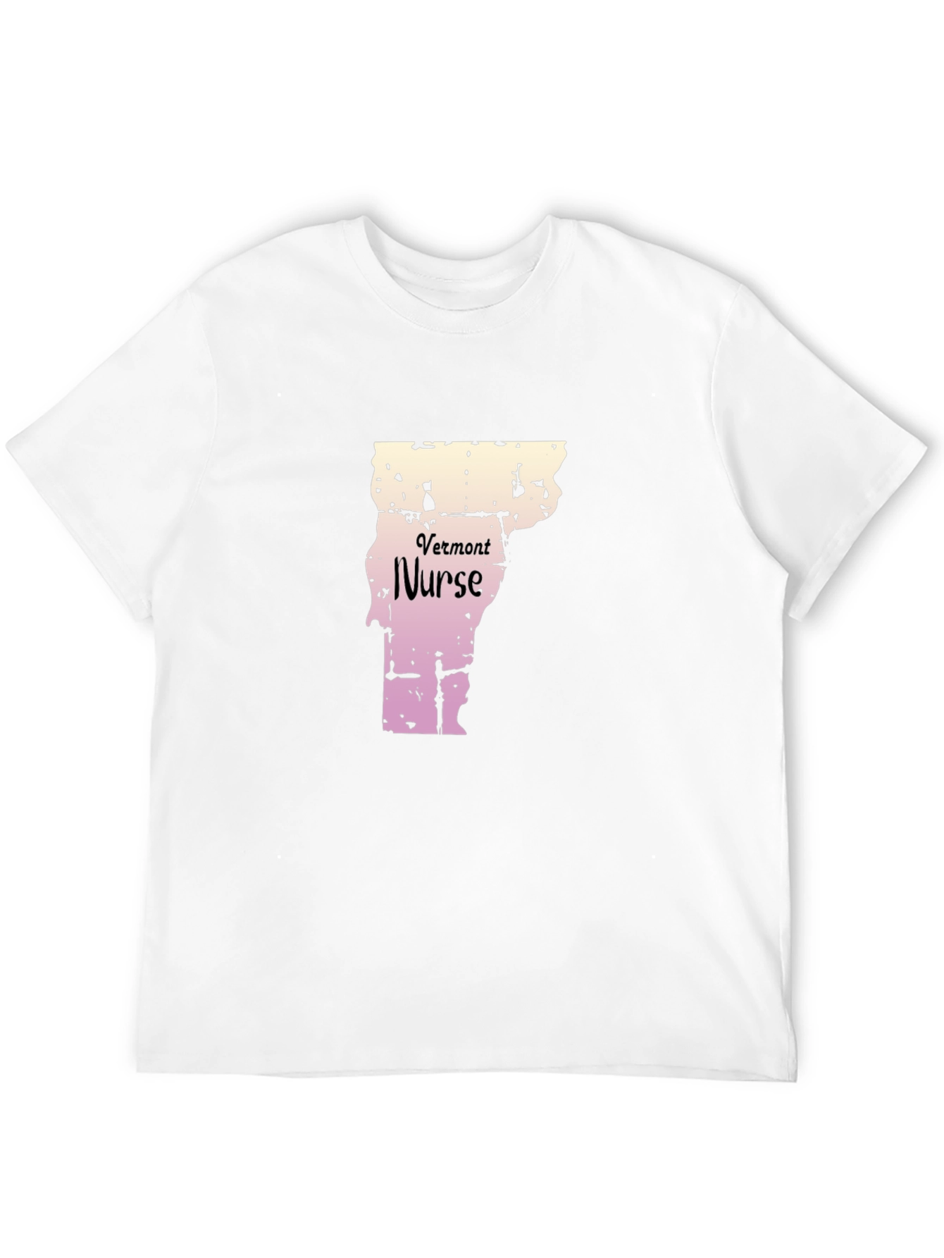 Vermont Nurse Black T-Shirt