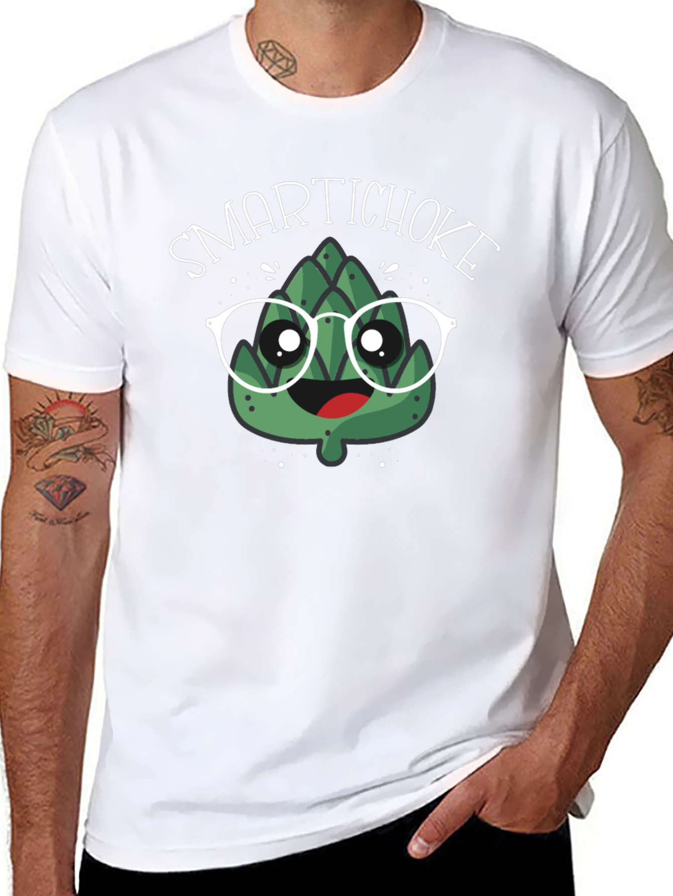 Smartichoke Graphic Tee - Funny Artichoke Pun Shirt
