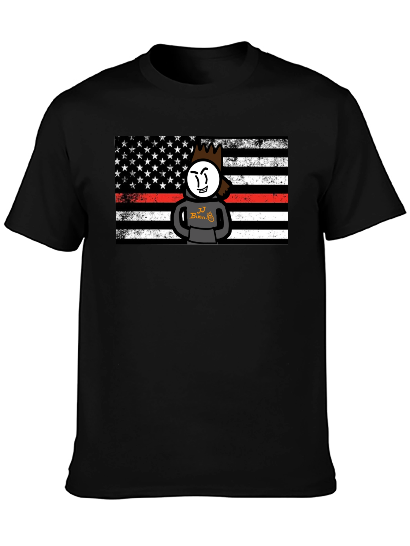 USA Flag JJ Burn Tshirt