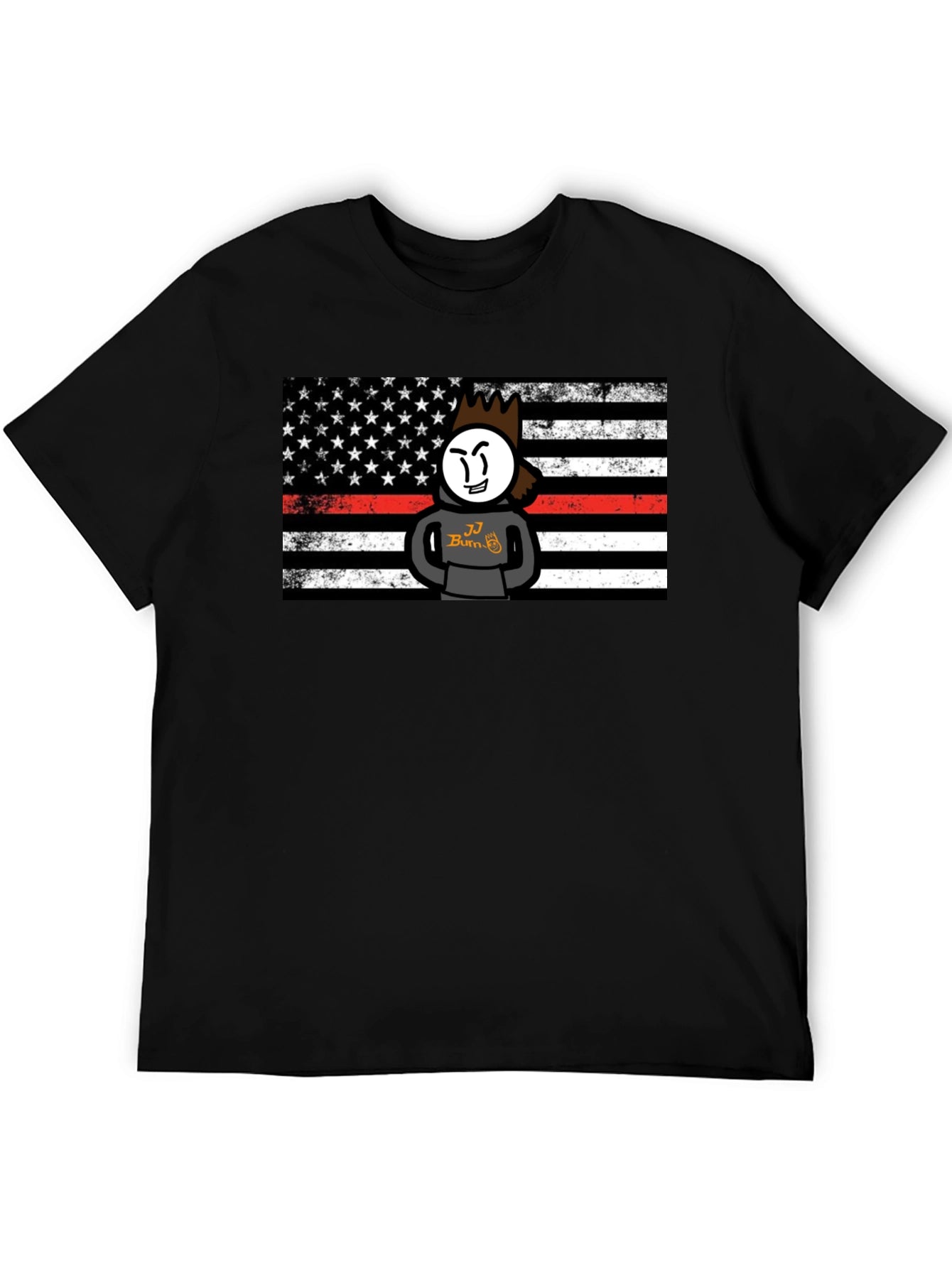 USA Flag JJ Burn Tshirt