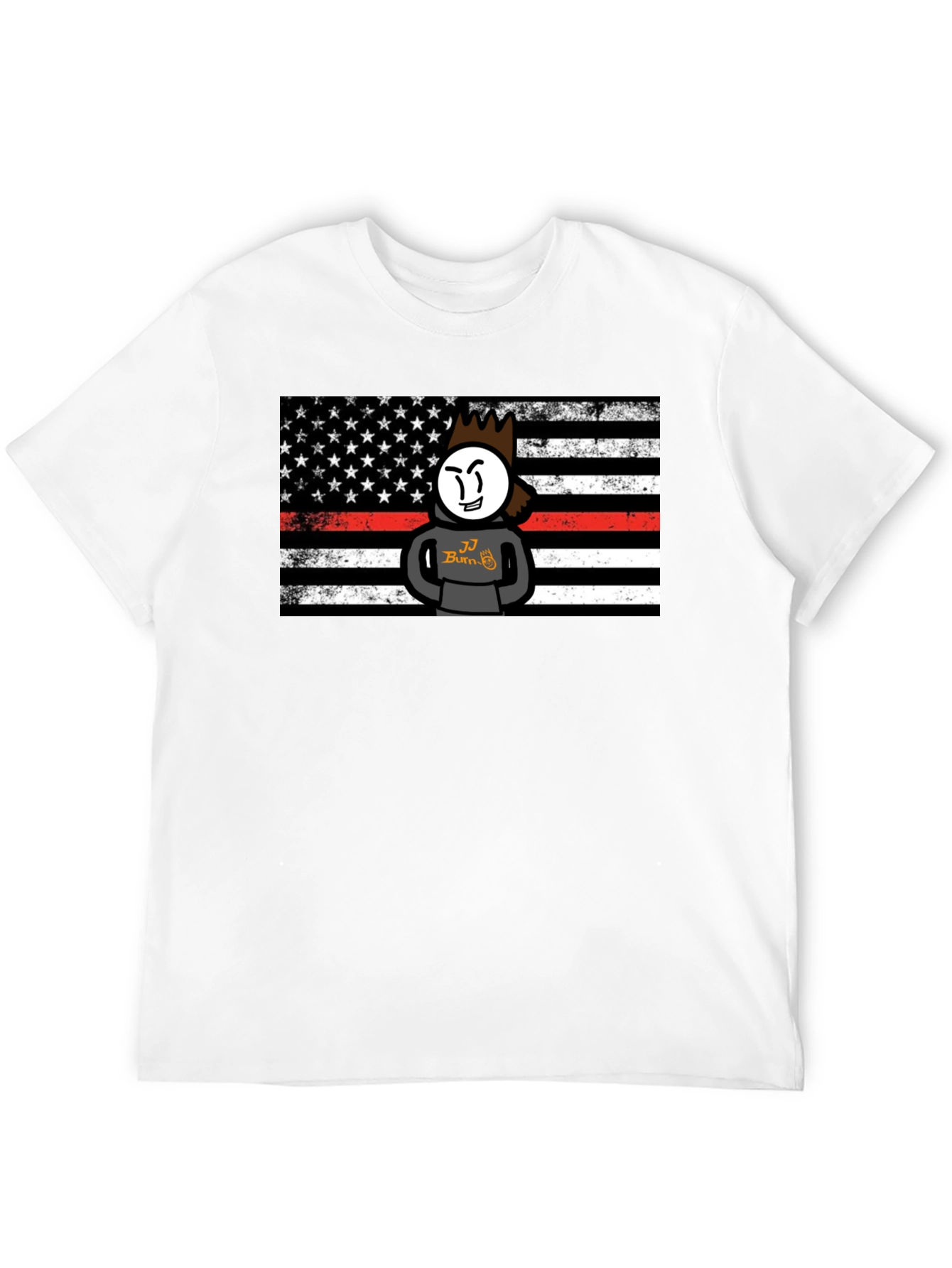 USA Flag JJ Burn Tshirt