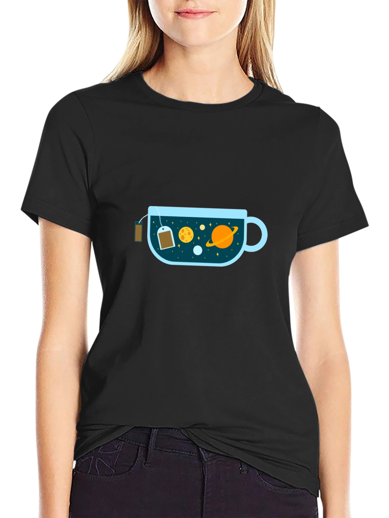 Cosmic Tea T-Shirt - Stylish Graphic Tee