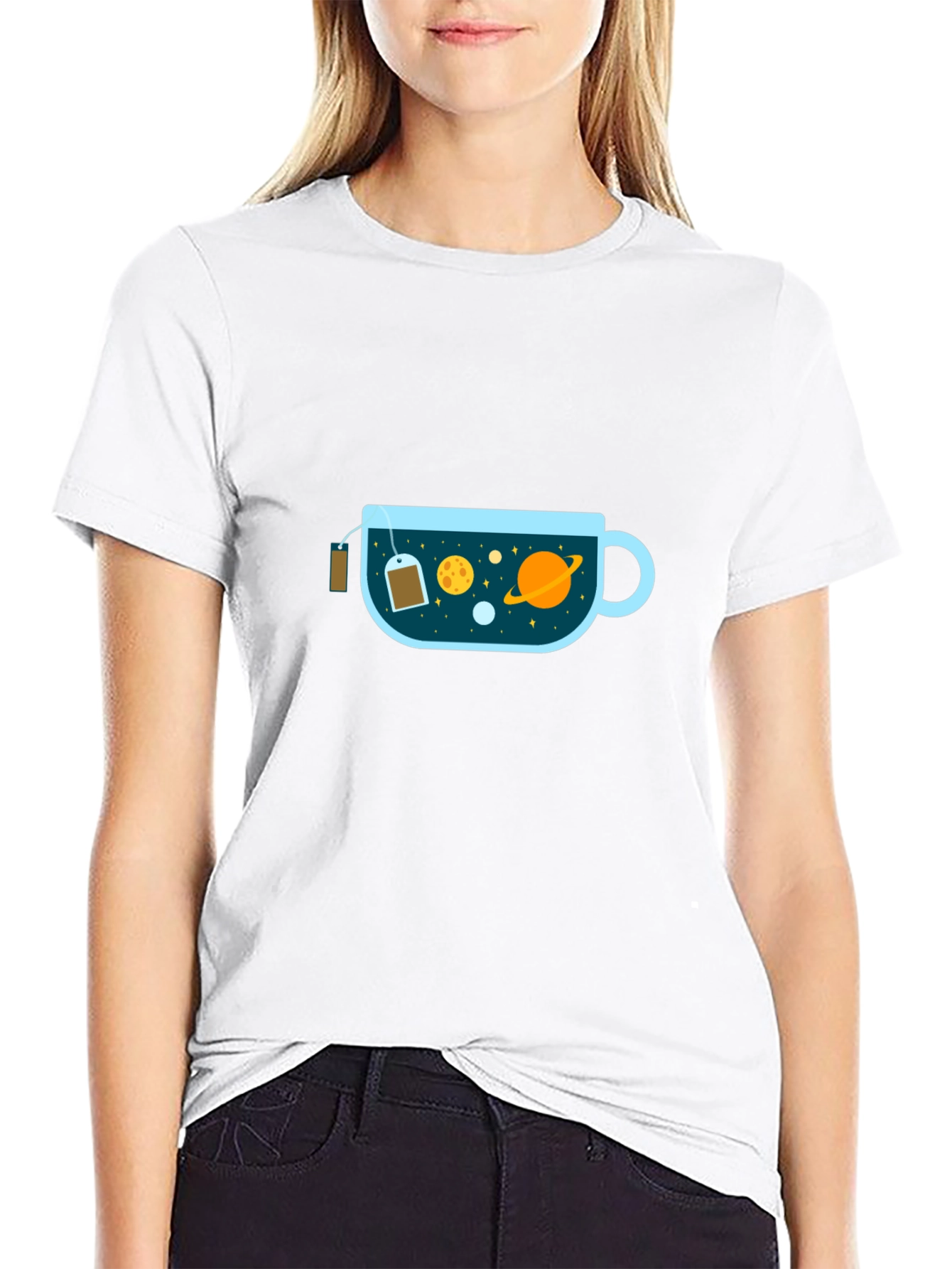 Cosmic Tea T-Shirt - Stylish Graphic Tee