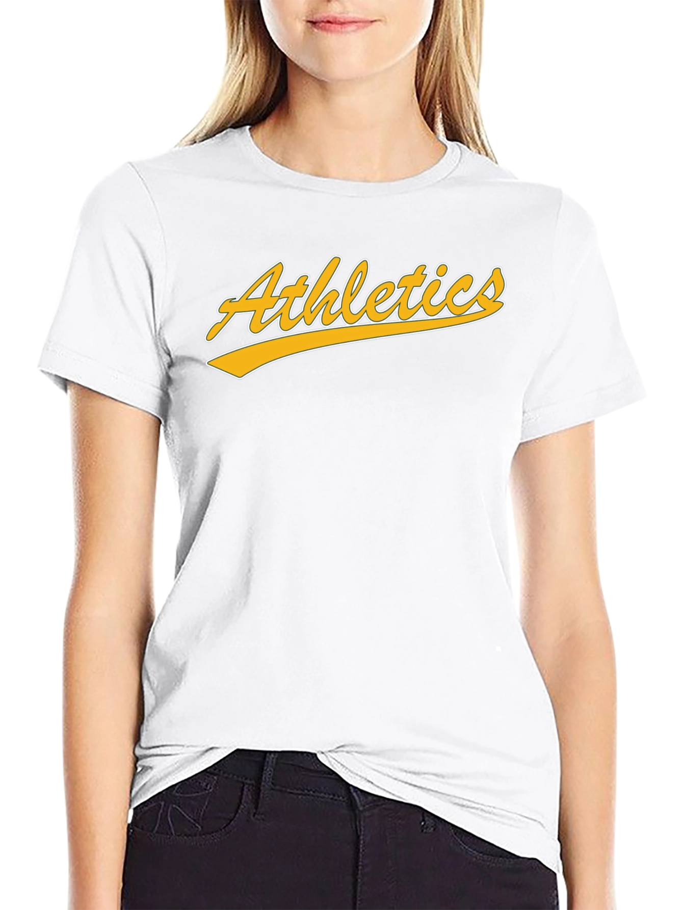Mens Black T-Shirt - Athletics Graphic Tee