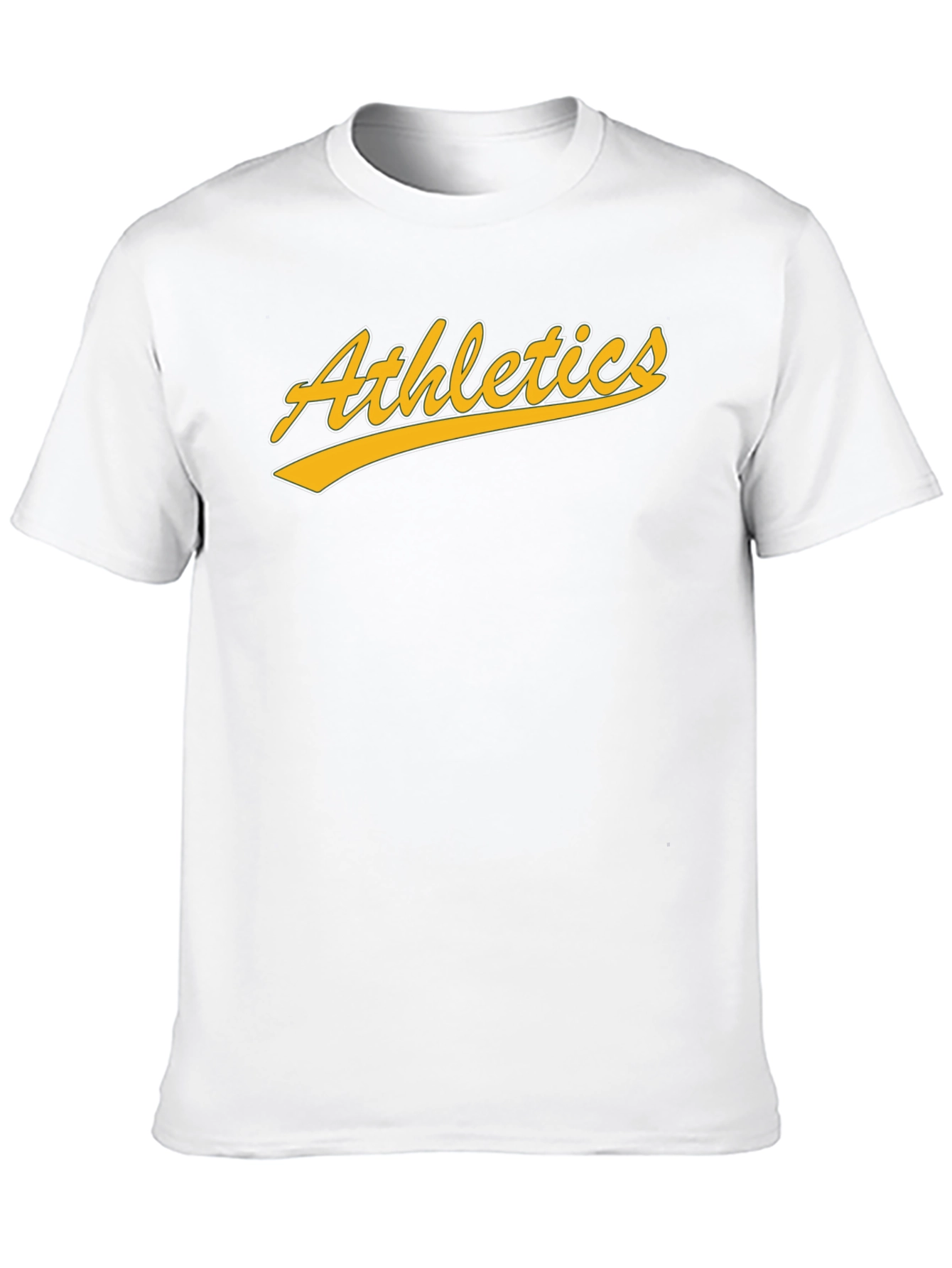 Mens Black T-Shirt - Athletics Graphic Tee