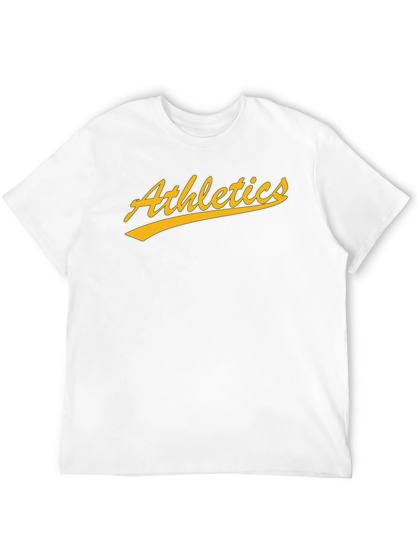 Mens Black T-Shirt - Athletics Graphic Tee