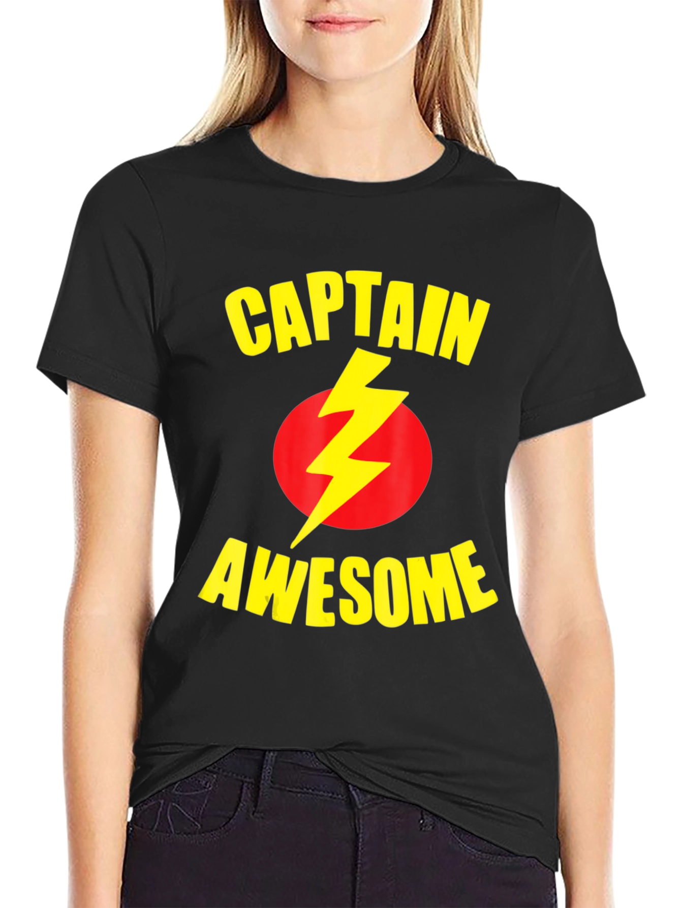 Captain Awesome T-Shirt - Black