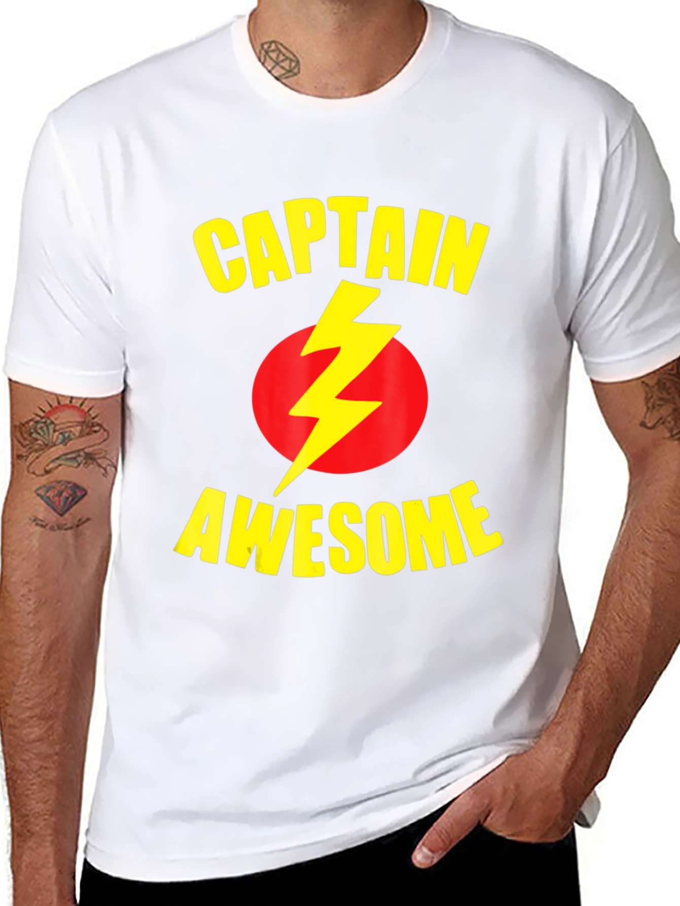 Captain Awesome T-Shirt - Black