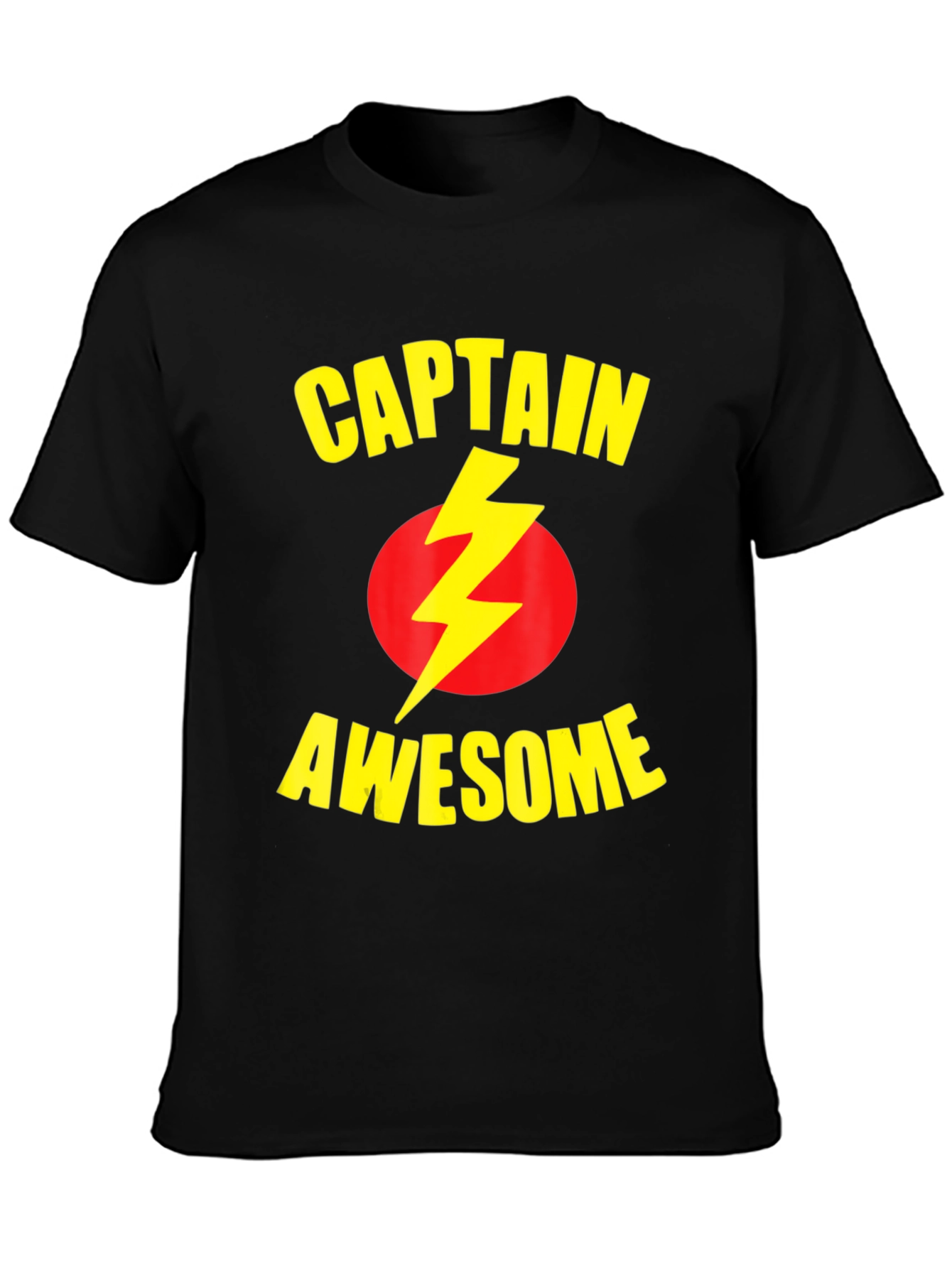 Captain Awesome T-Shirt - Black