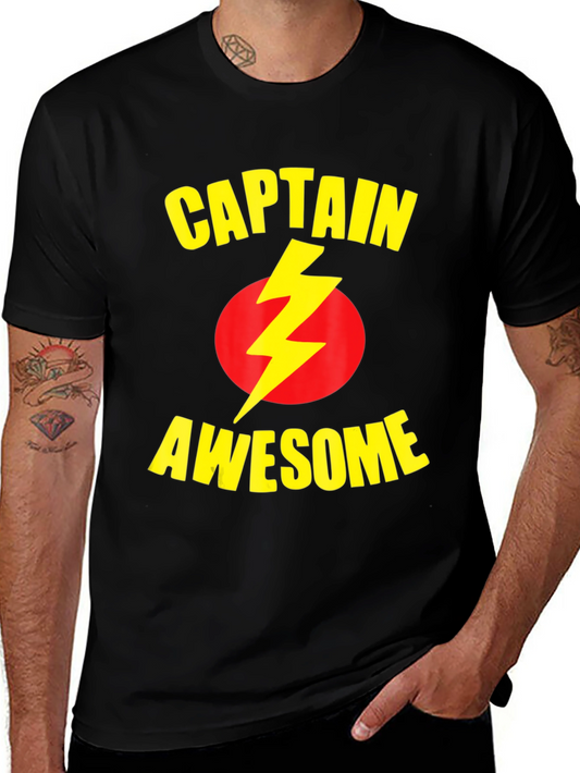 Captain Awesome T-Shirt - Black
