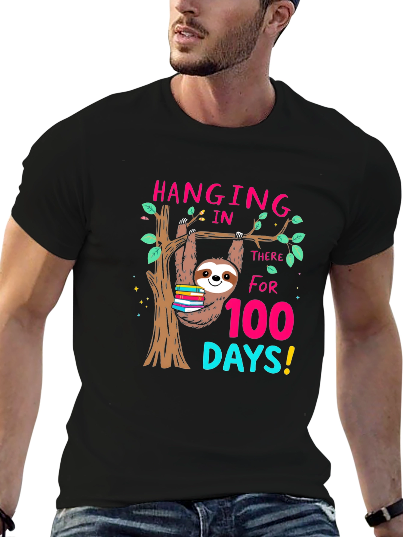 100 Days of School Sloth T-Shirt