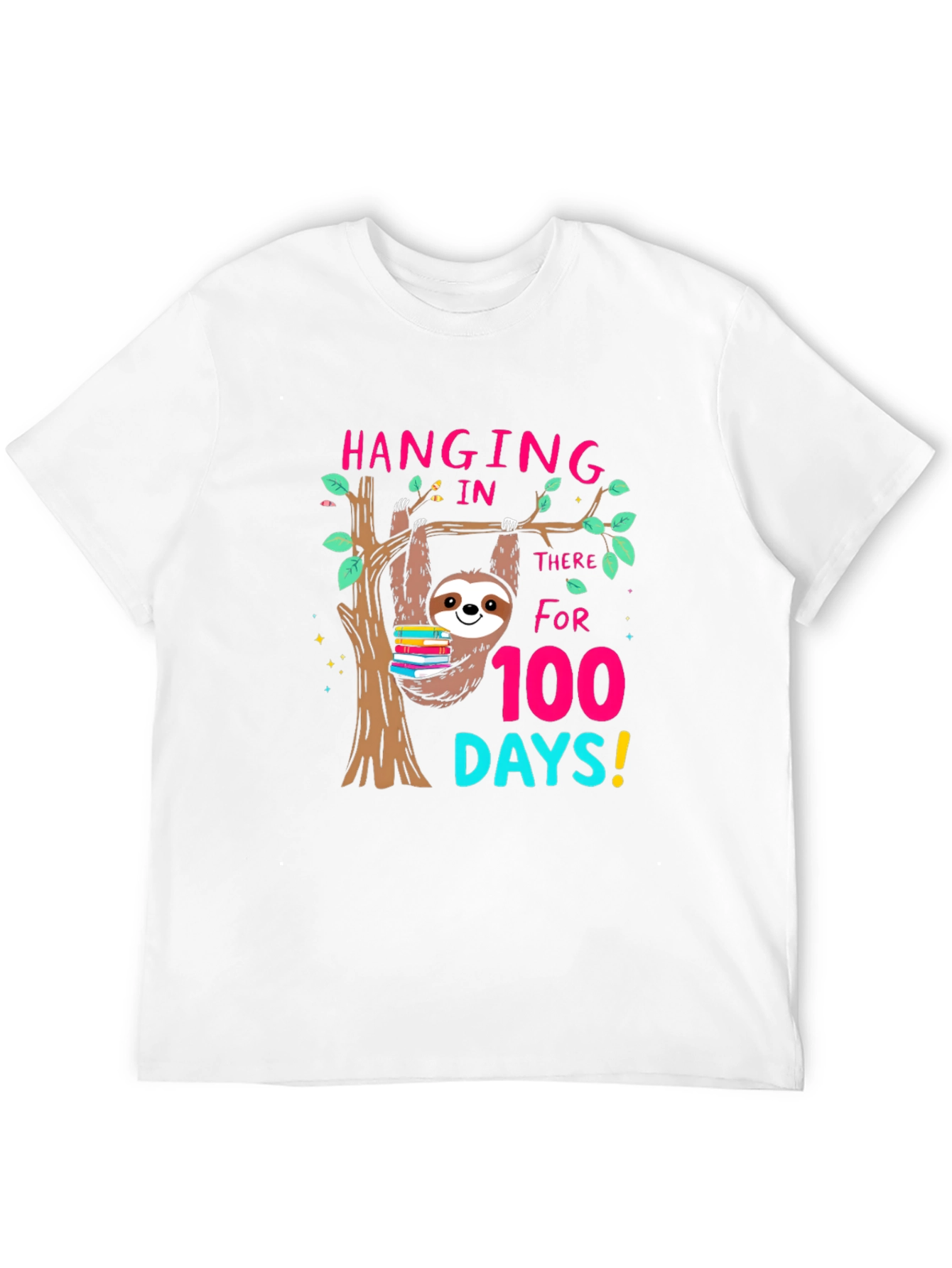 100 Days of School Sloth T-Shirt