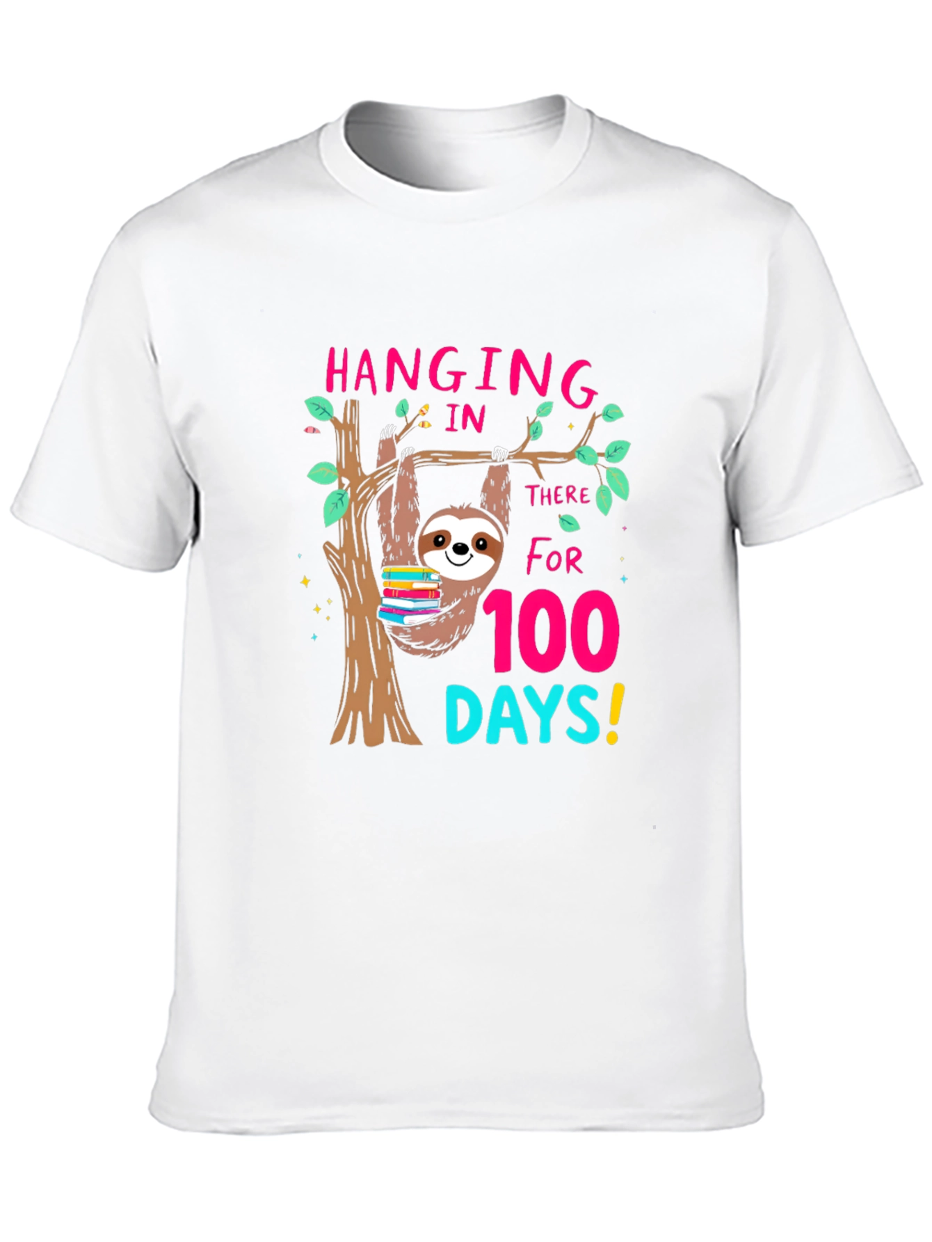100 Days of School Sloth T-Shirt