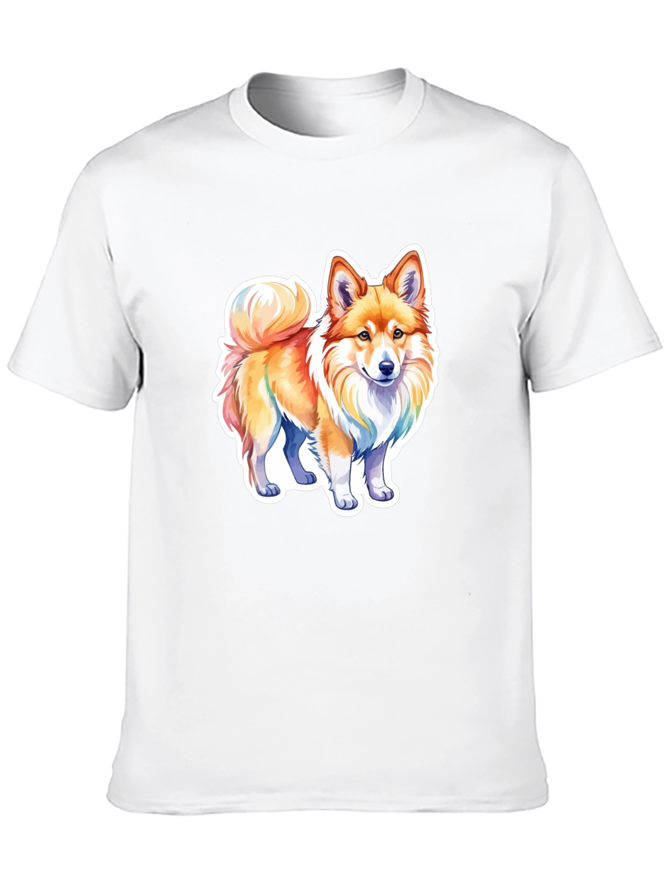 Cute Dog Graphic Tee - Black Unisex Shirt