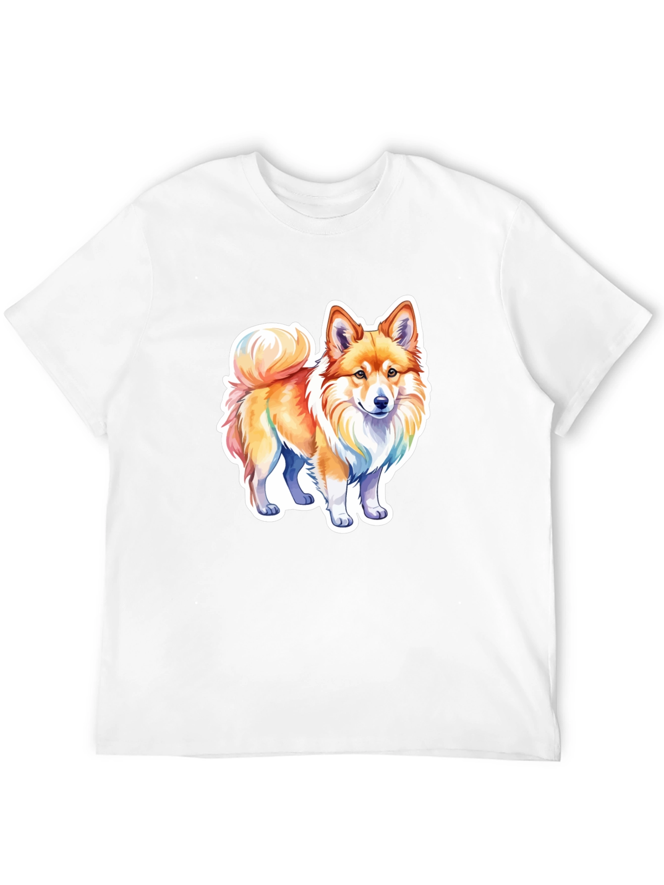 Cute Dog Graphic Tee - Black Unisex Shirt