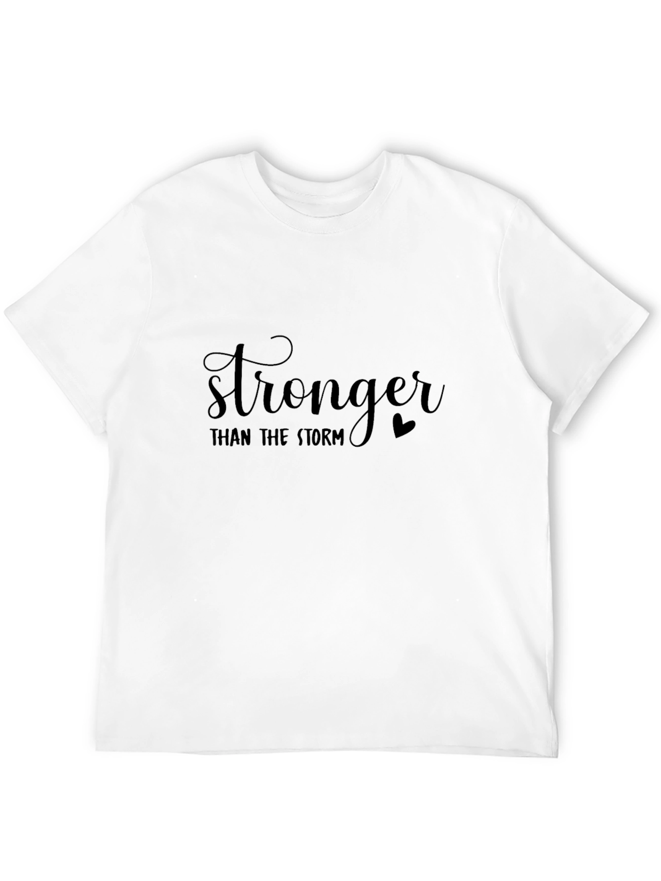 Stronger Than The Storm Black T-Shirt