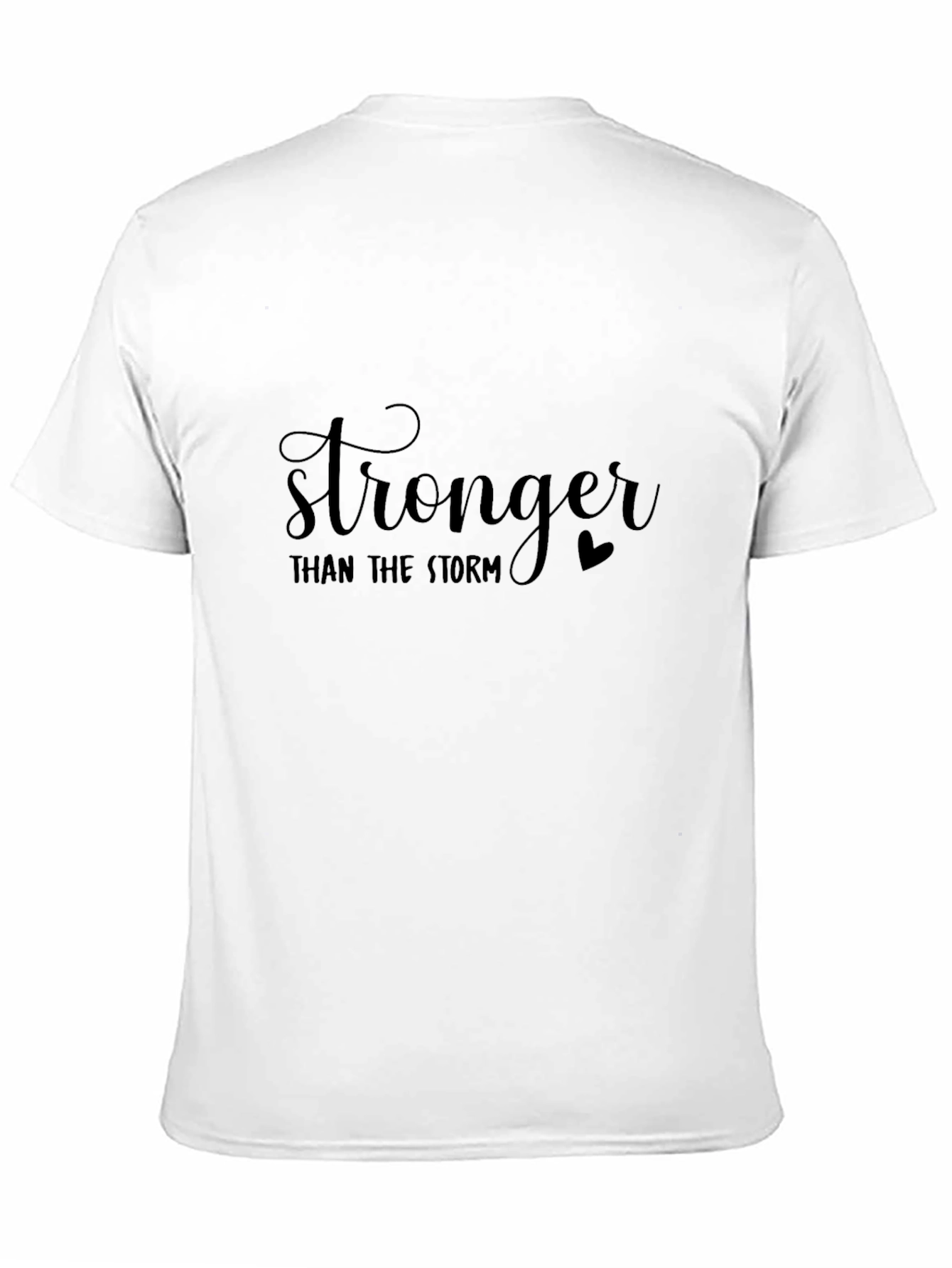 Stronger Than The Storm Black T-Shirt