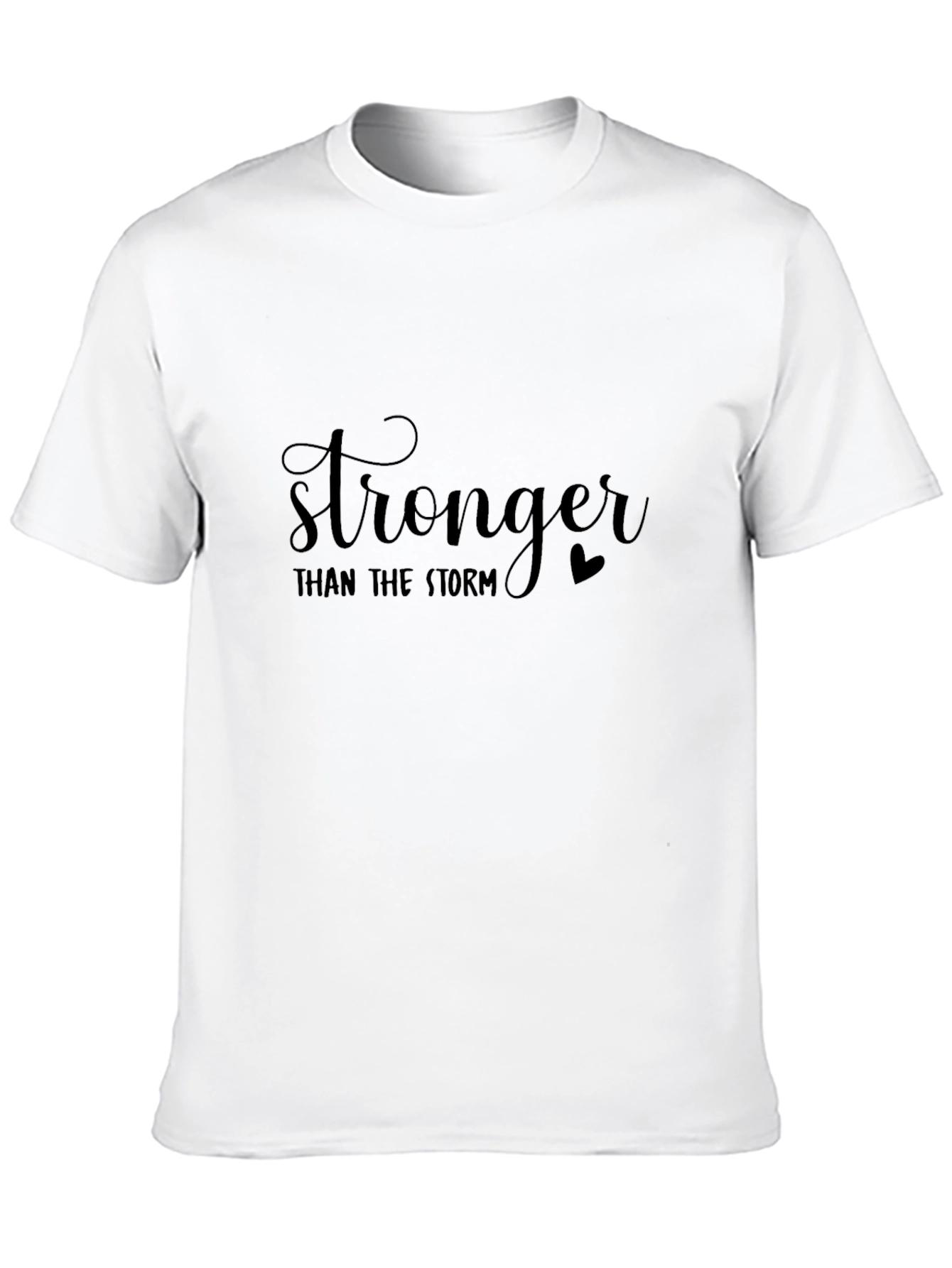 Stronger Than The Storm Black T-Shirt