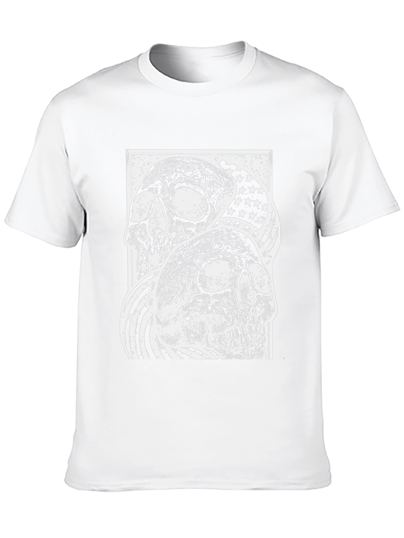 Skull American Flag Graphic Tee