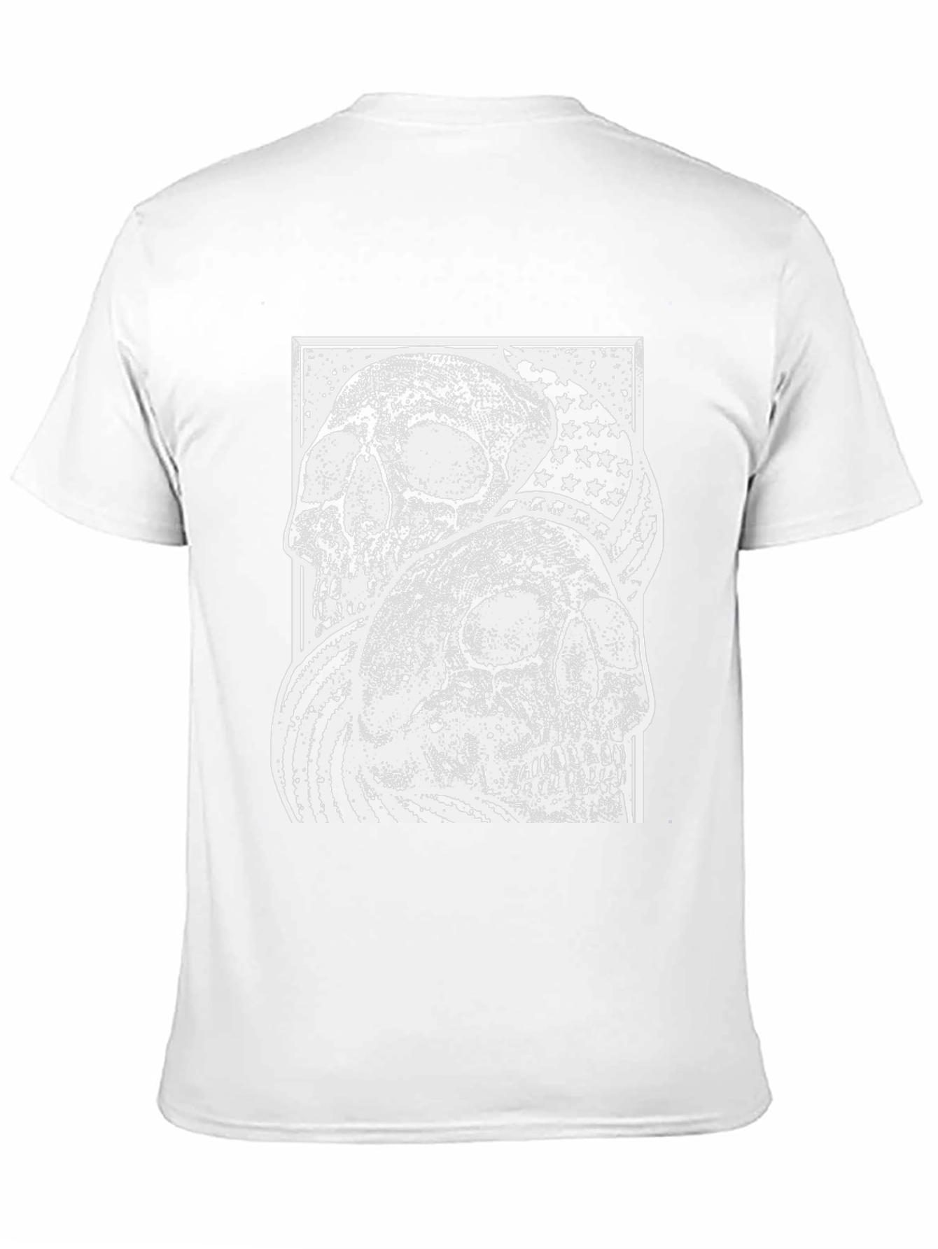 Skull American Flag Graphic Tee
