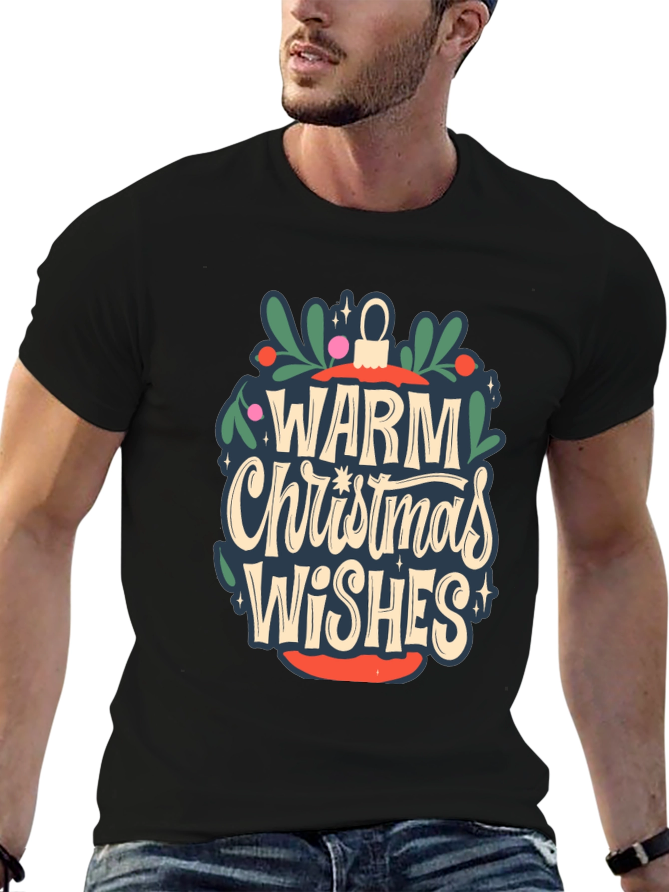 Warm Christmas Wishes Graphic Tee
