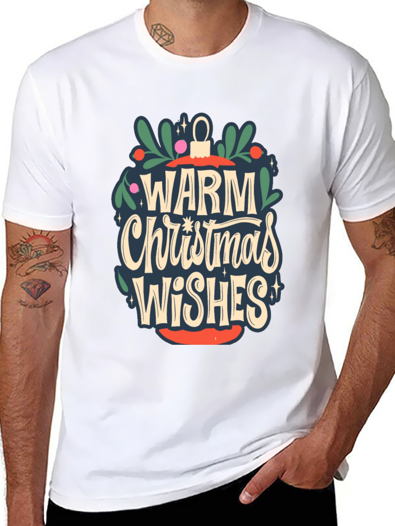 Warm Christmas Wishes Graphic Tee