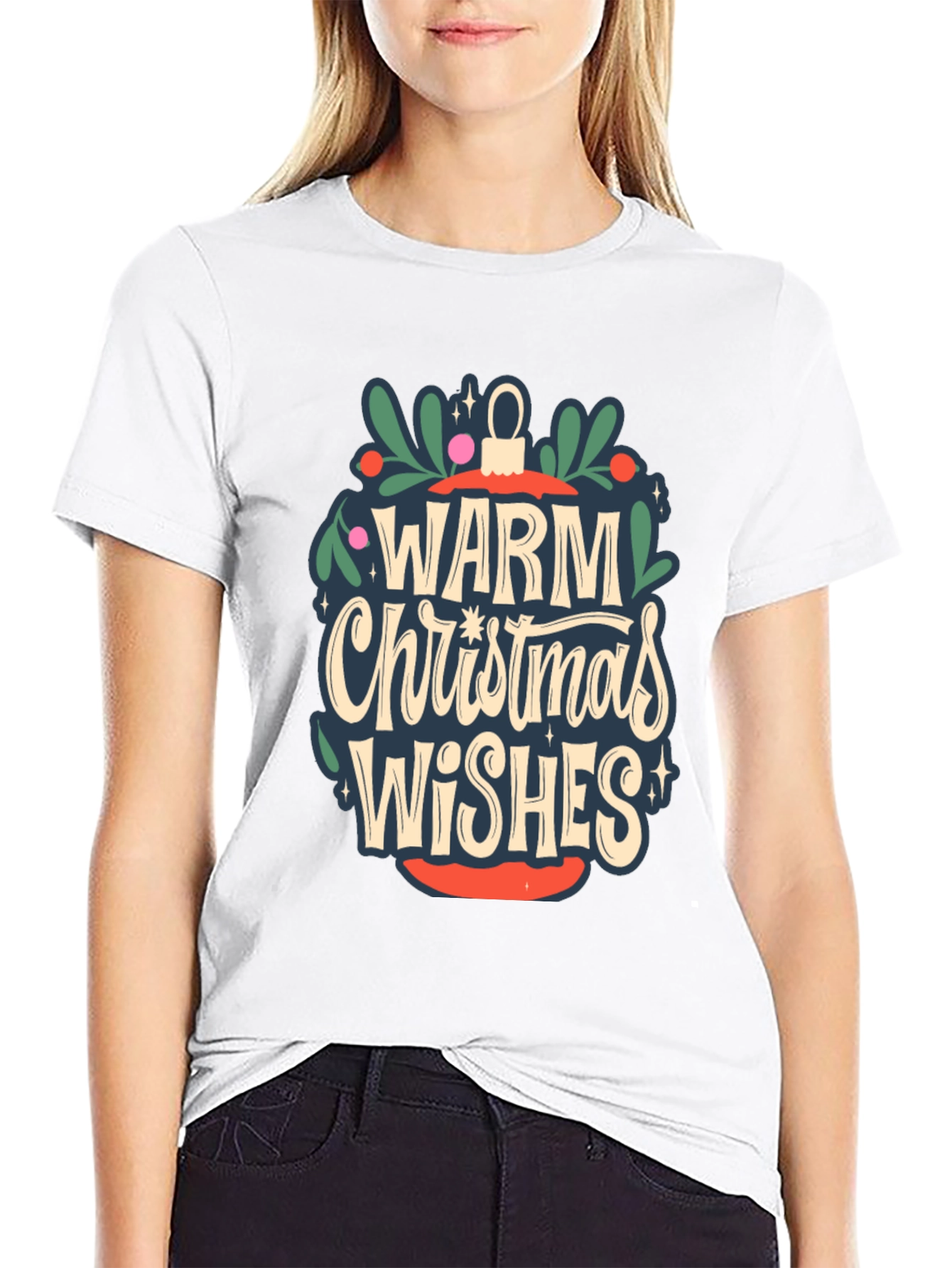 Warm Christmas Wishes Graphic Tee
