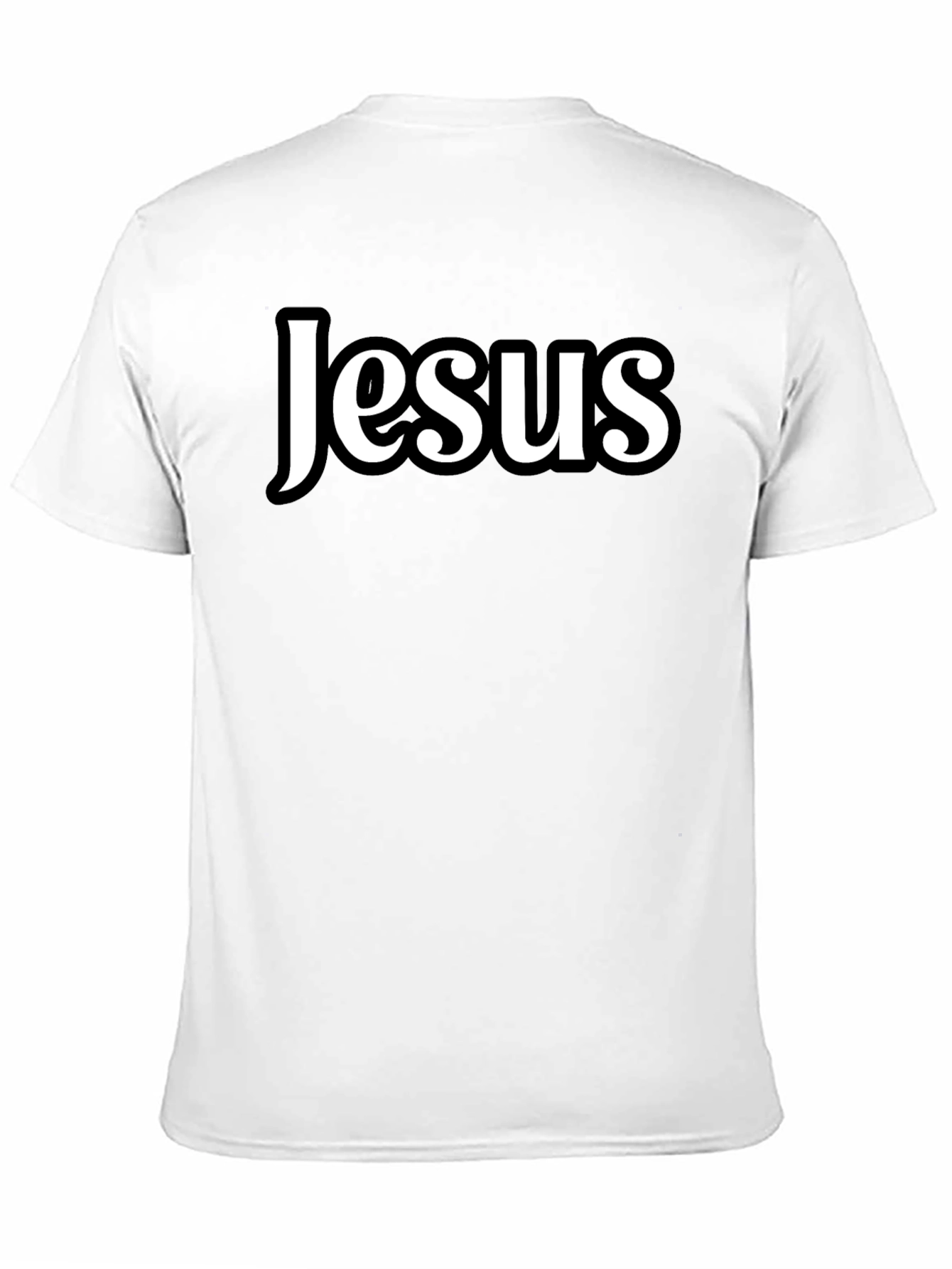 Jesus Graphic Black T-Shirt Religious Apparel