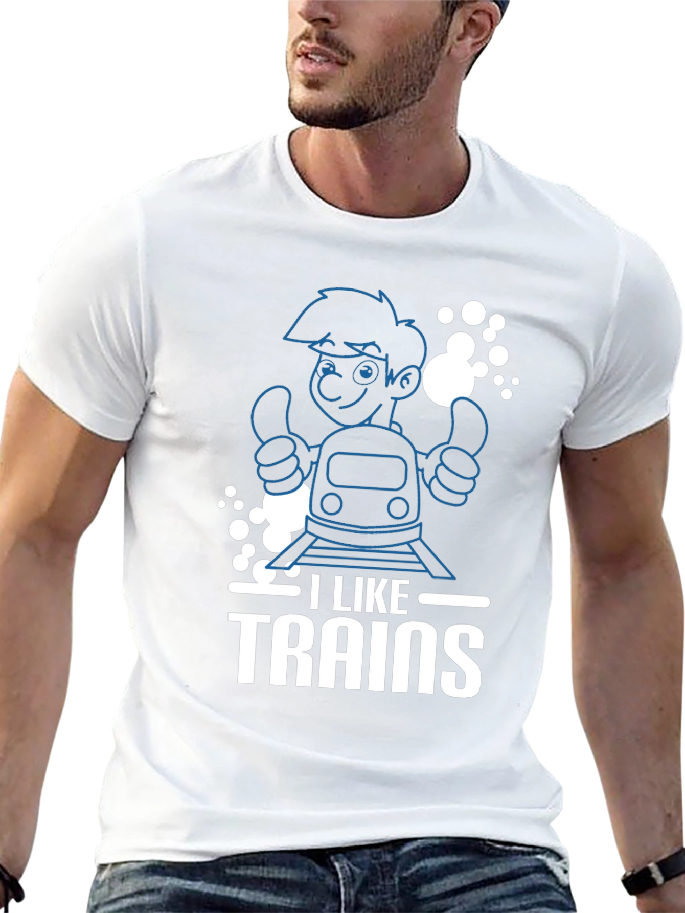 I Like Trains T-Shirt - Fun & Comfortable
