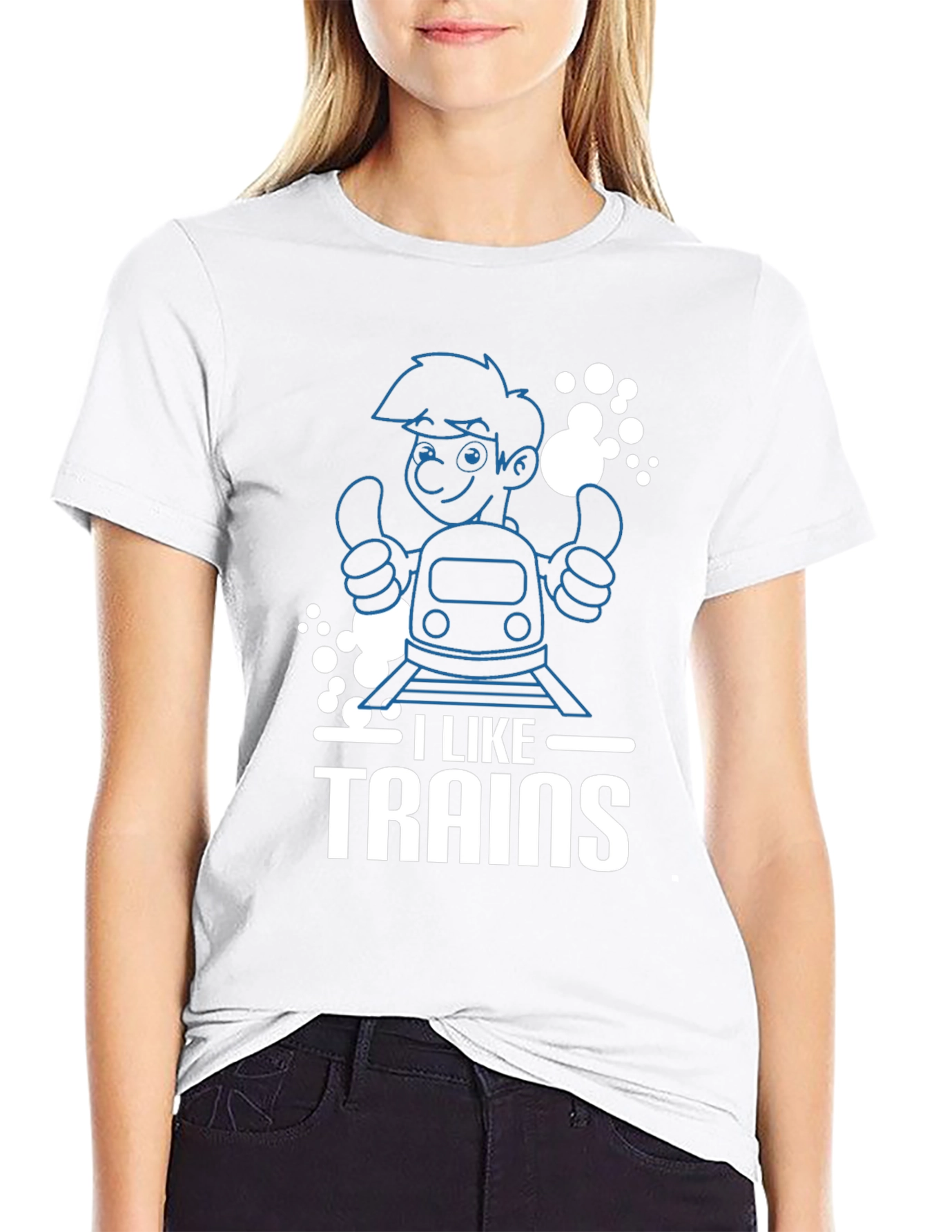 I Like Trains T-Shirt - Fun & Comfortable