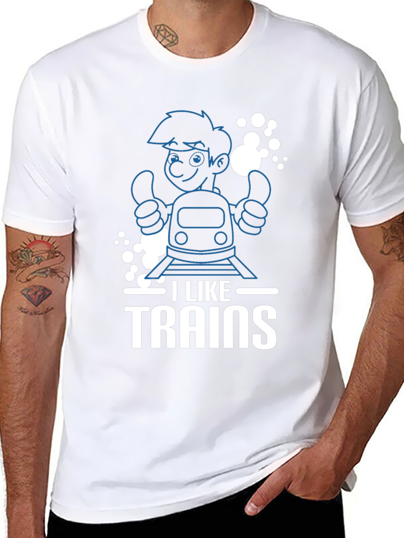 I Like Trains T-Shirt - Fun & Comfortable