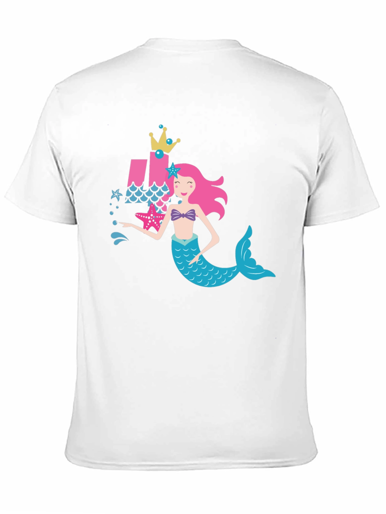 Mermaid Birthday Shirt Girls Party Tee