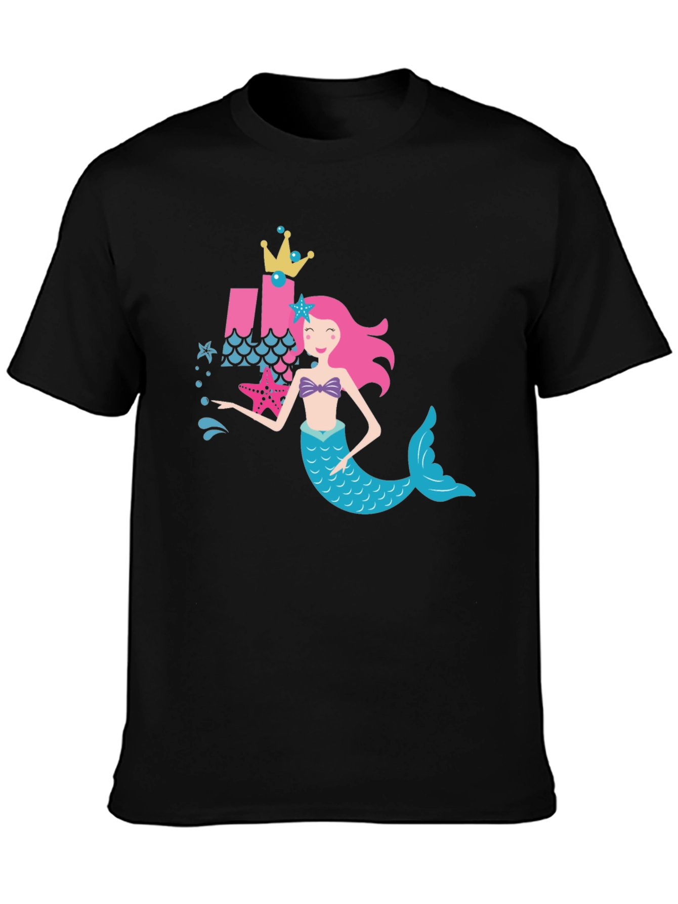Mermaid Birthday Shirt Girls Party Tee