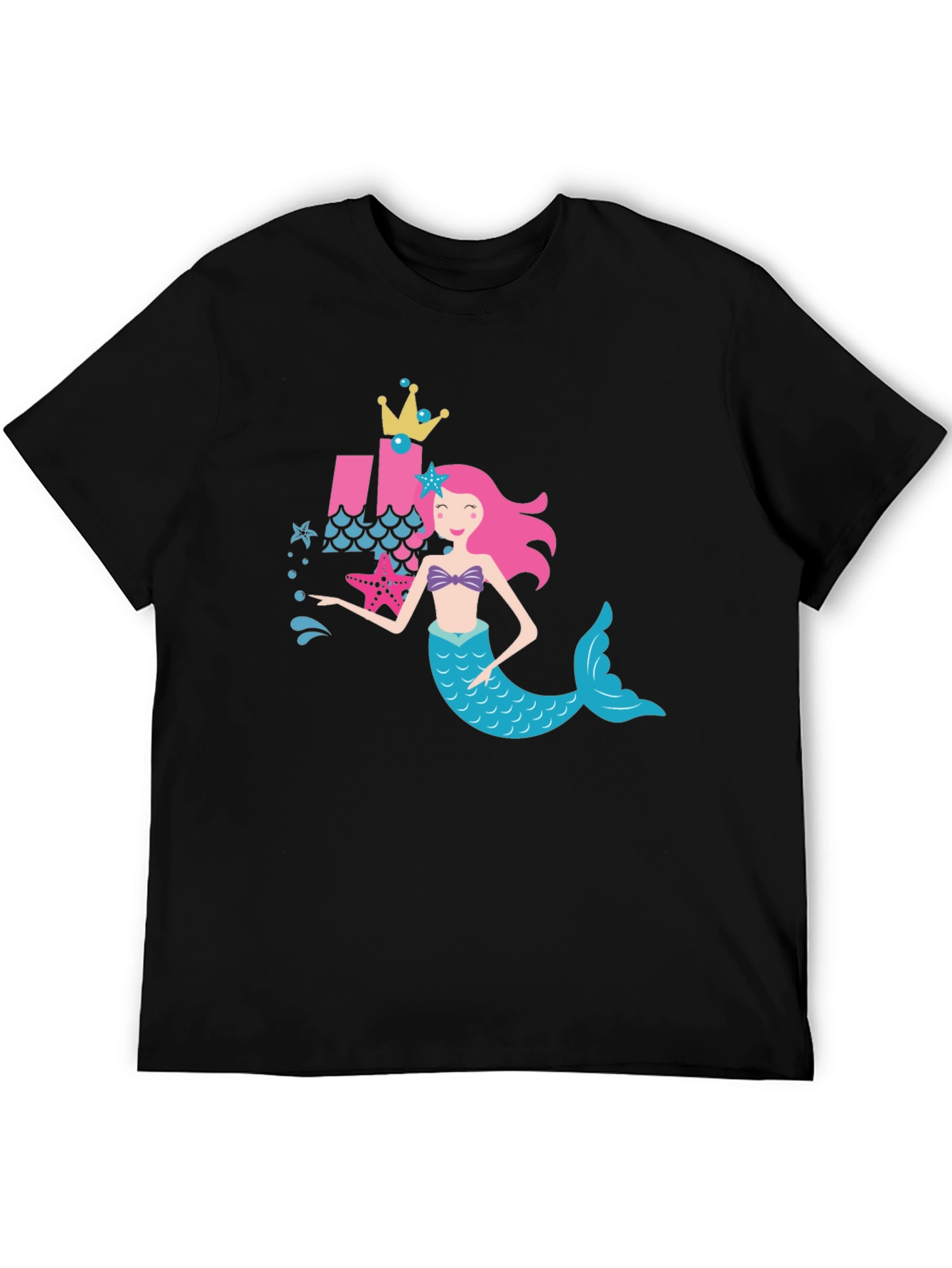 Mermaid Birthday Shirt Girls Party Tee