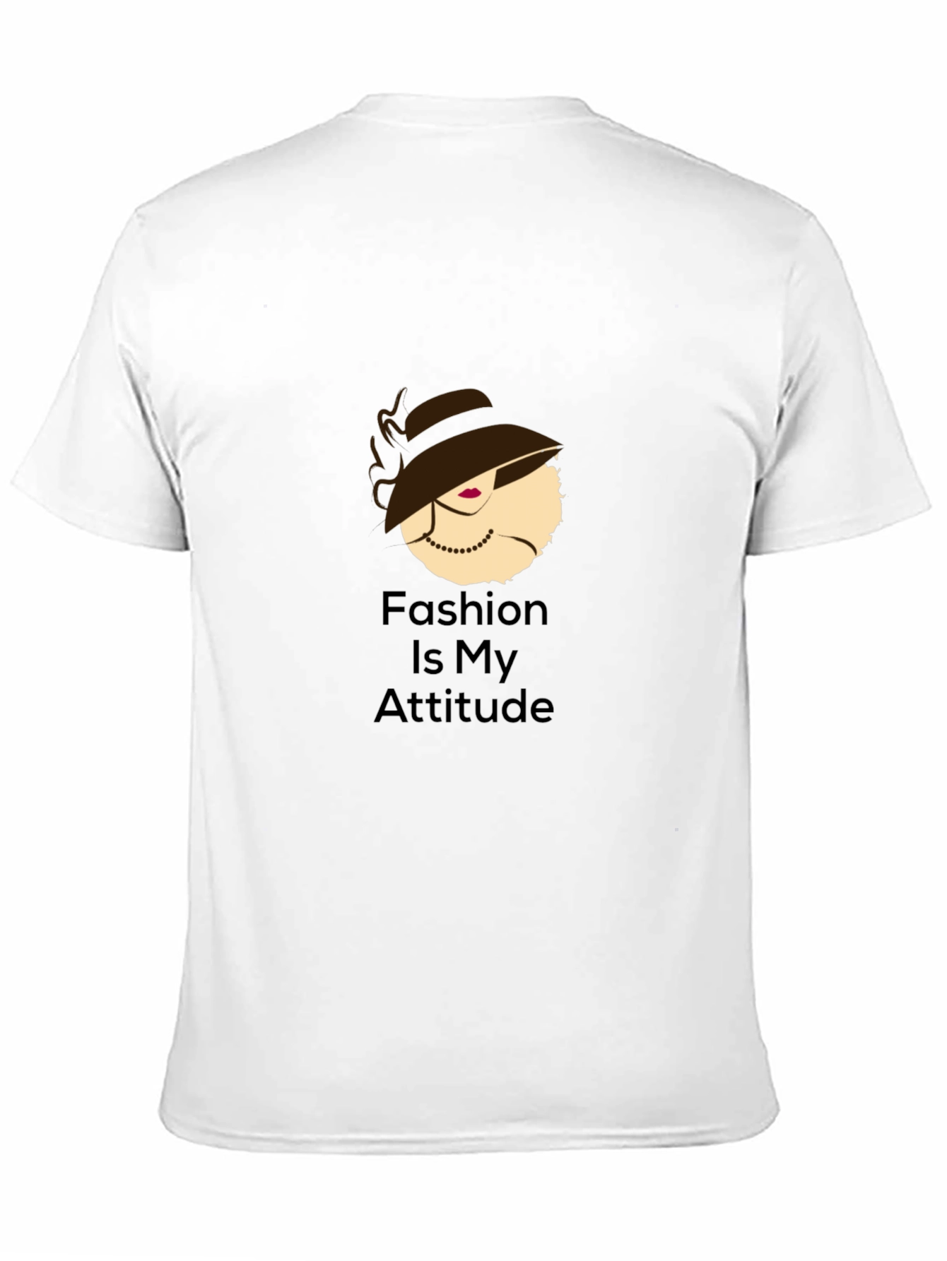 Fashion Attitude Black T-Shirt for Stylish Individuals