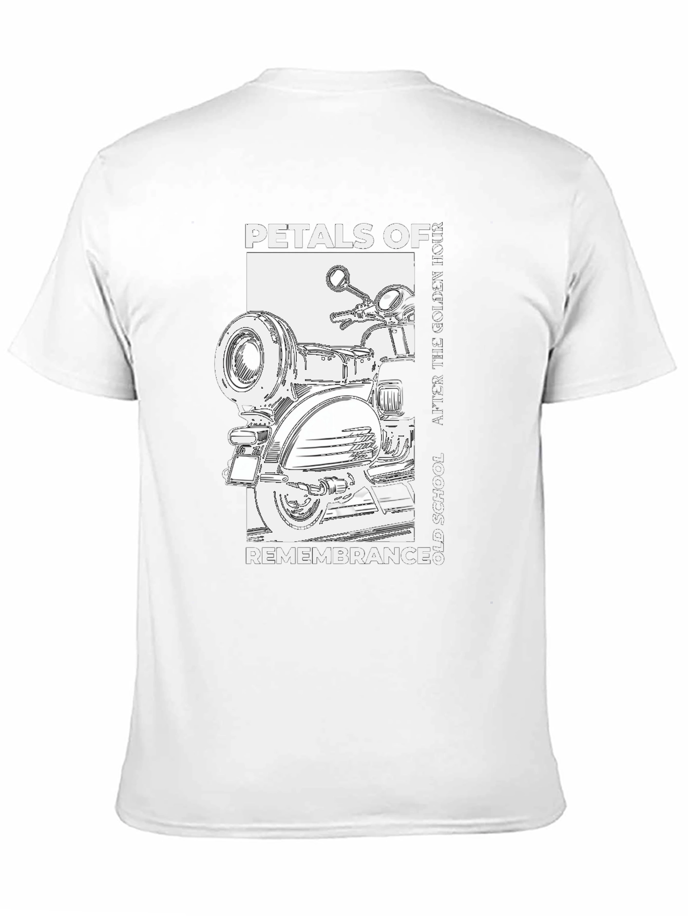 Petals of Remembrance Scooter Graphic T-Shirt